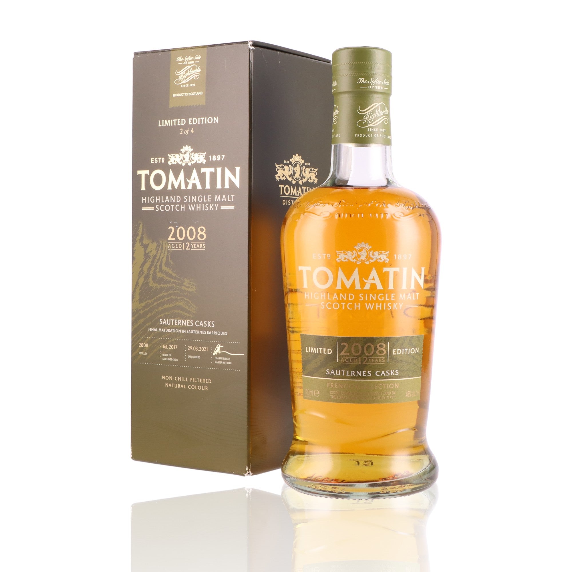 TOMATIN - 12 ans Sauternes - 46%