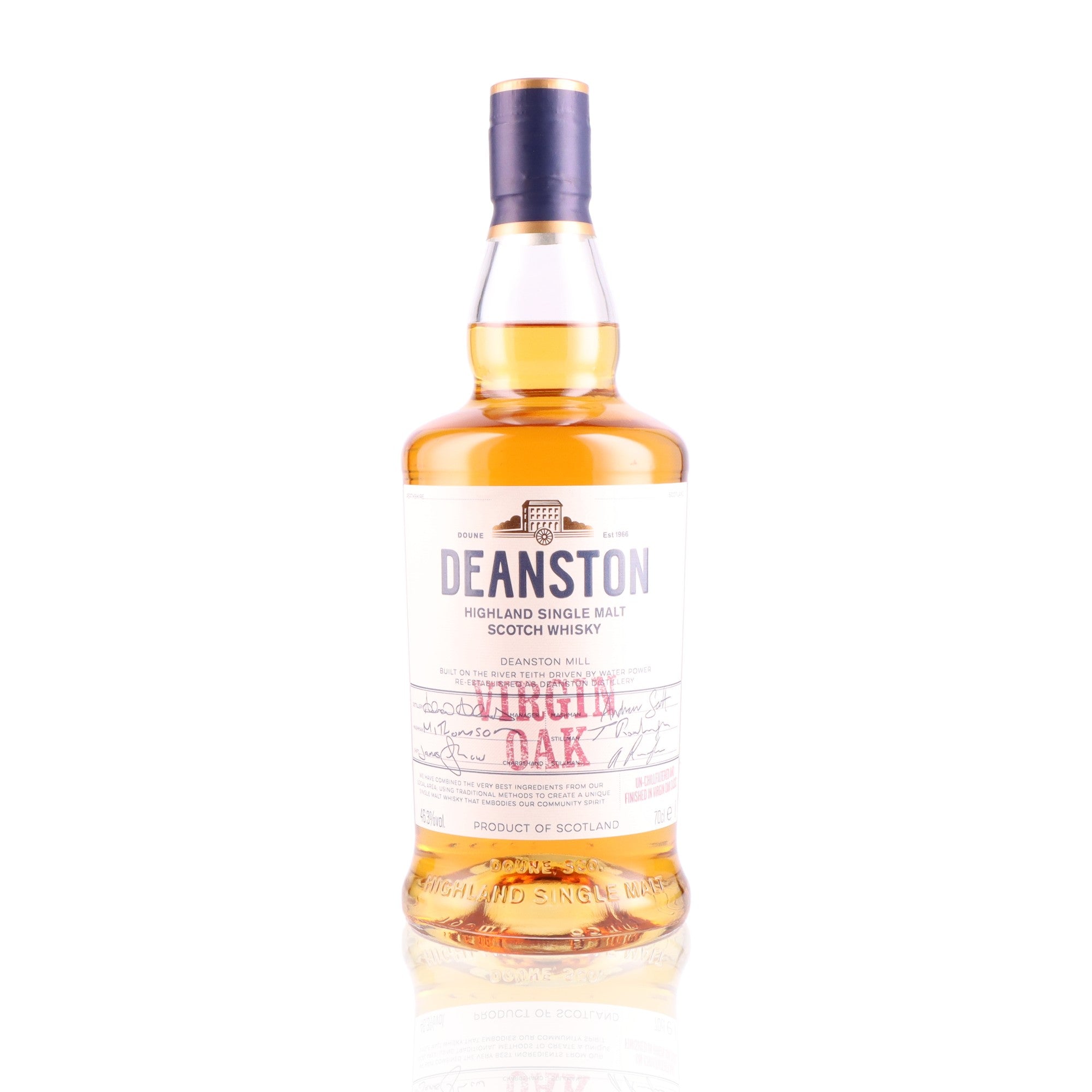 Scotch Whisky Single Malt DEANSTON Virgin Oak 46,3% – Whisky Paris