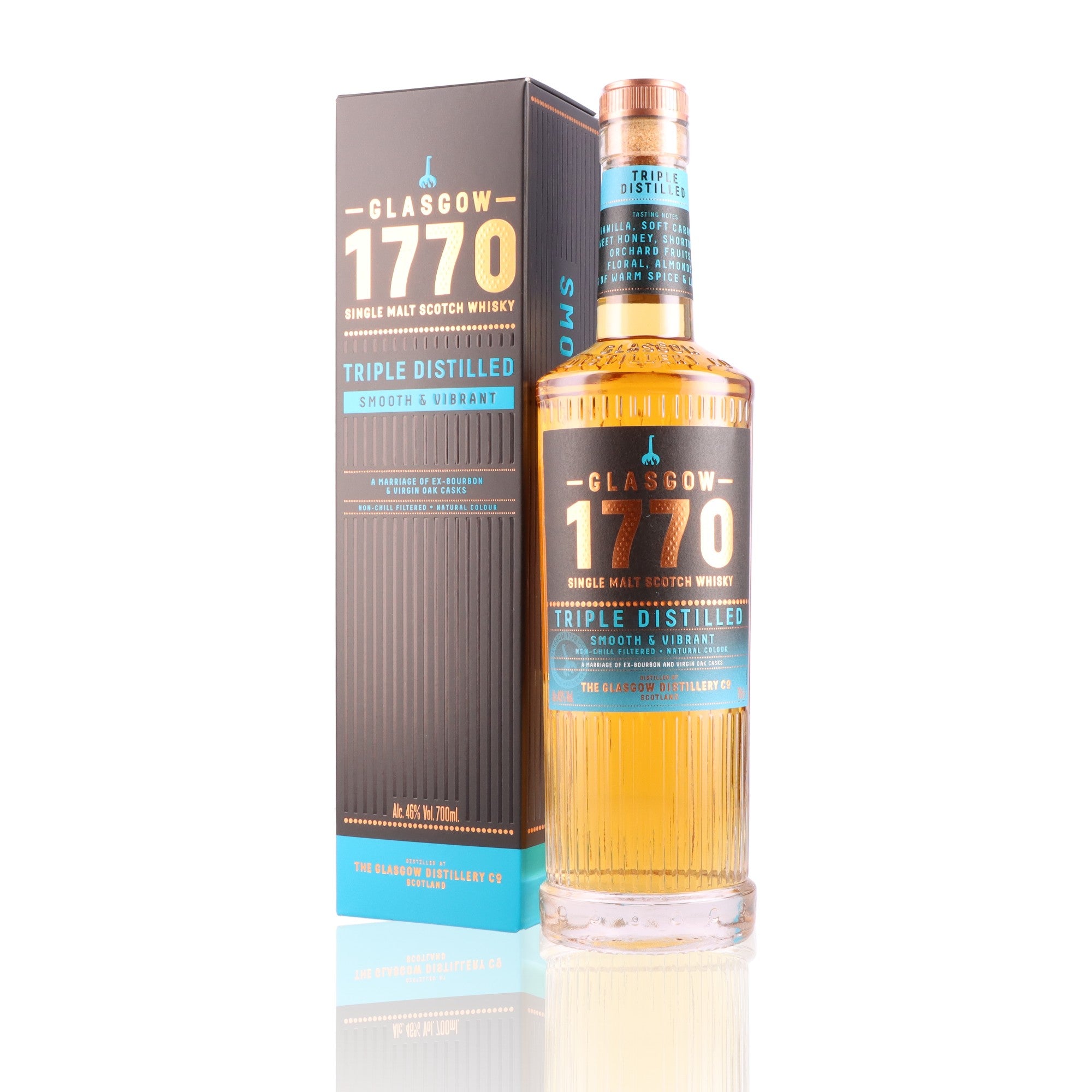 GLASGOW 1770 - Triple Distilled - 46%