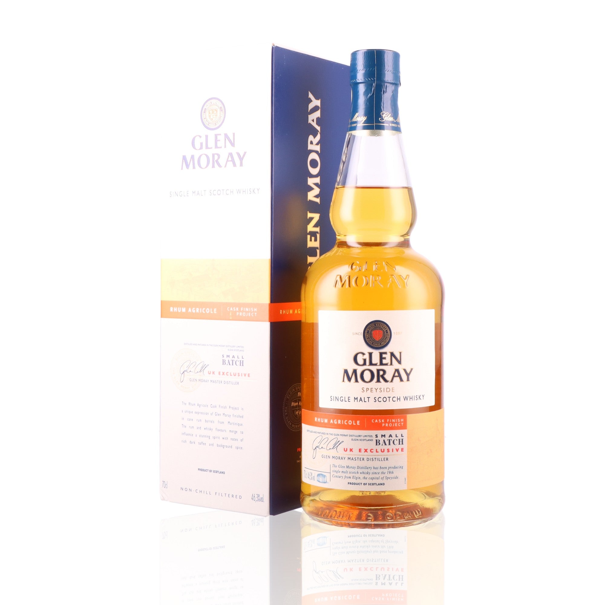 GLEN MORAY - Rhum Agricole Cask Finish - 46,3%