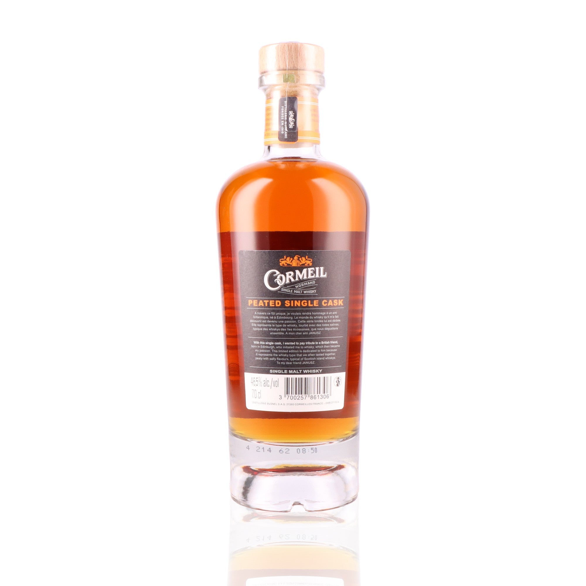 CORMEIL - Single Cask Tourbé - 46,5%