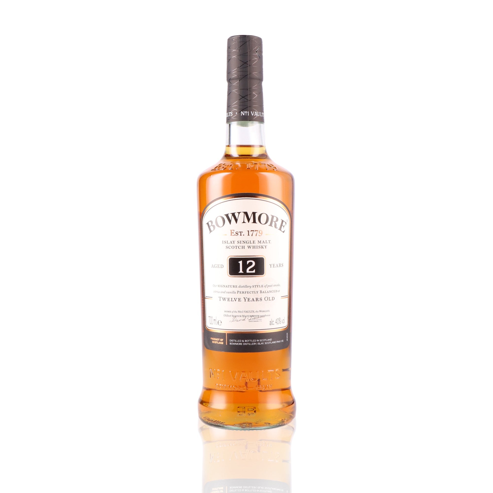 BOWMORE - Coffret 12 ans + 2 Verres - 40%