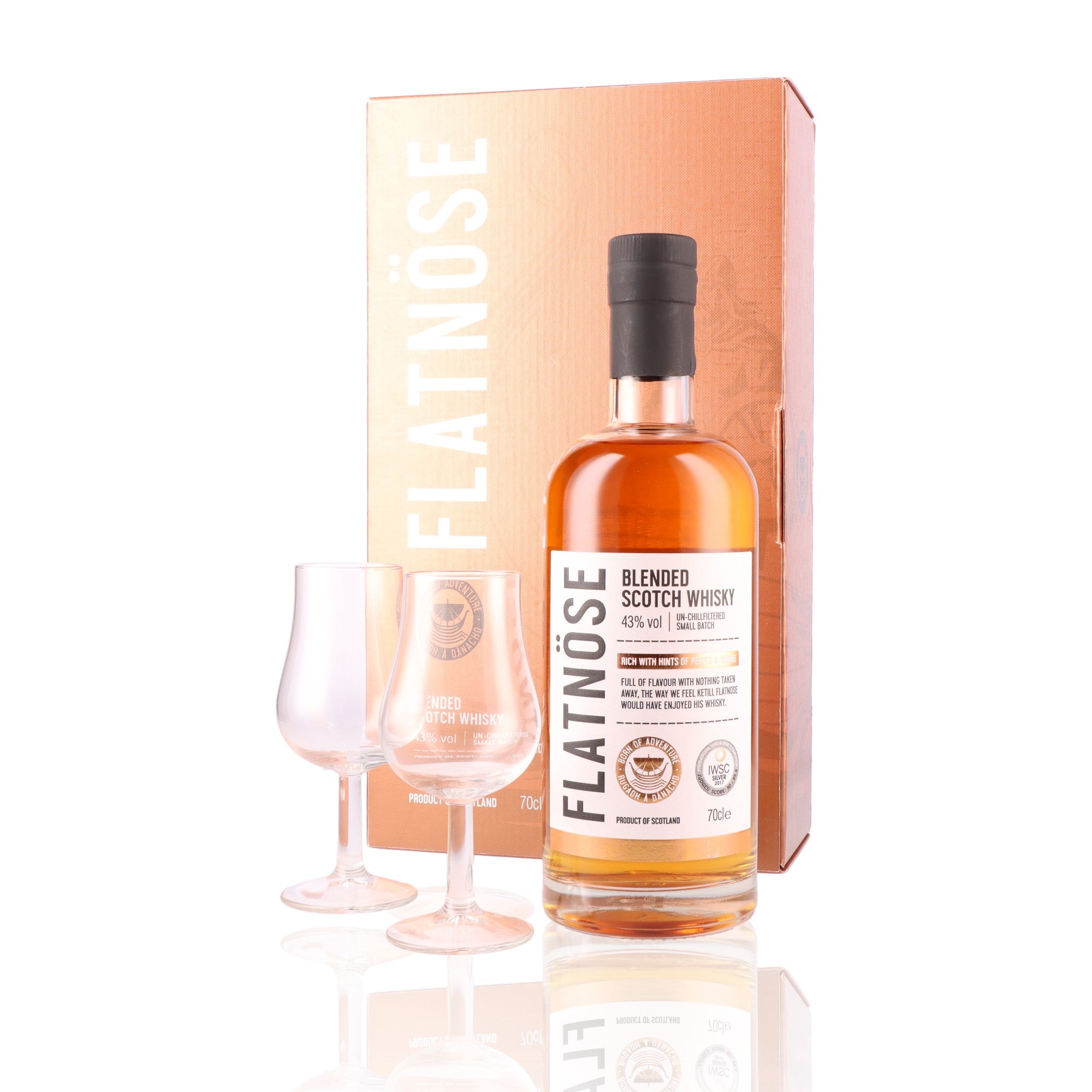 FLATNOSE - Coffret Blend + 2 Verres - 43%