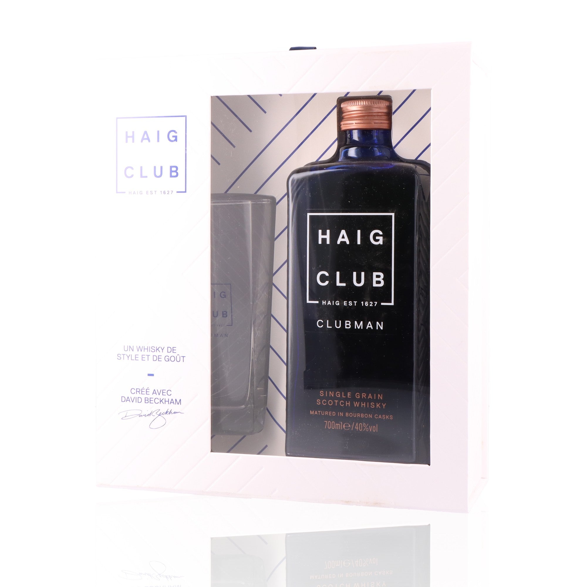 HAIG CLUB - Coffret Clubman + 1 Verre - 40%