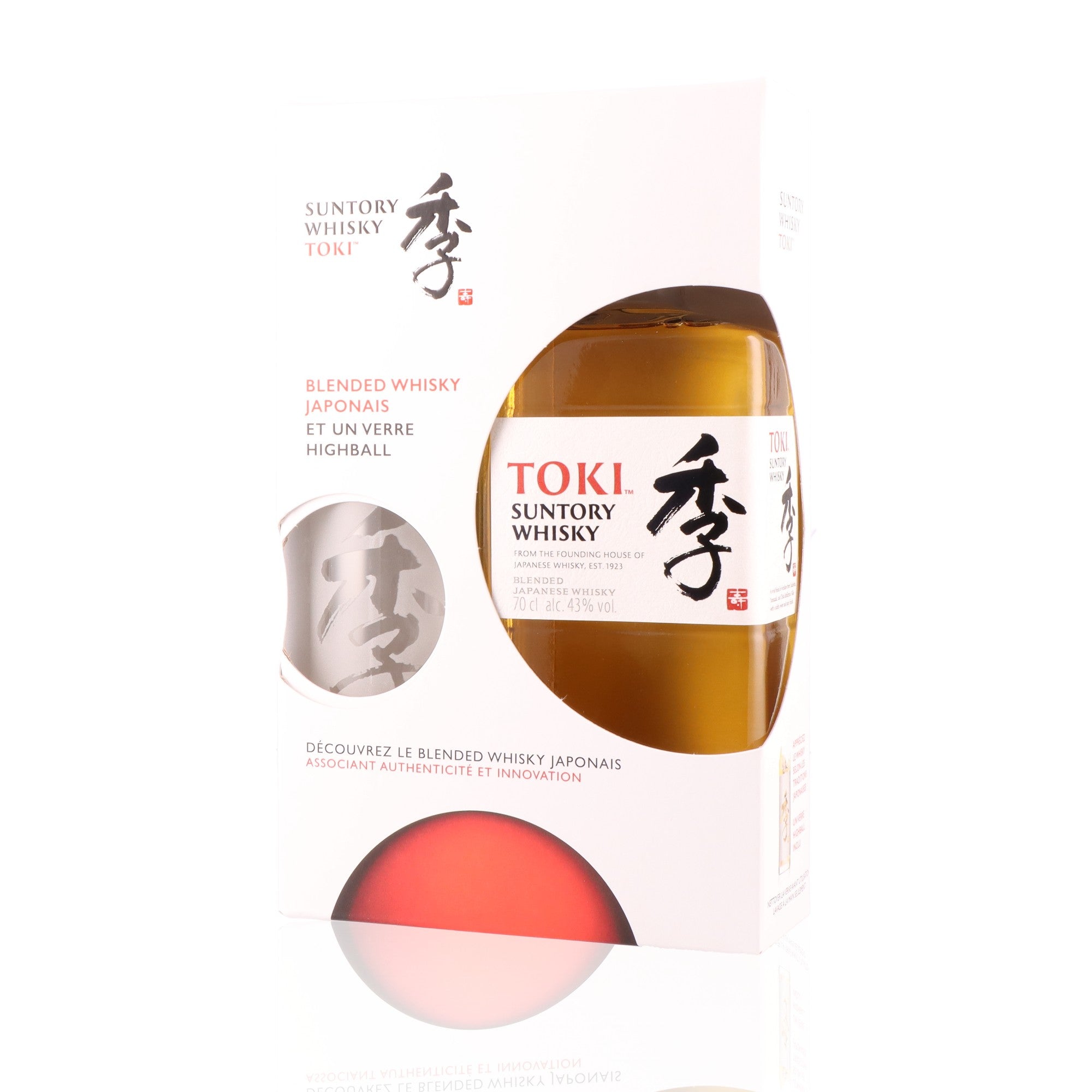 SUNTORY - Coffret Toki + 1 Verre - 43%