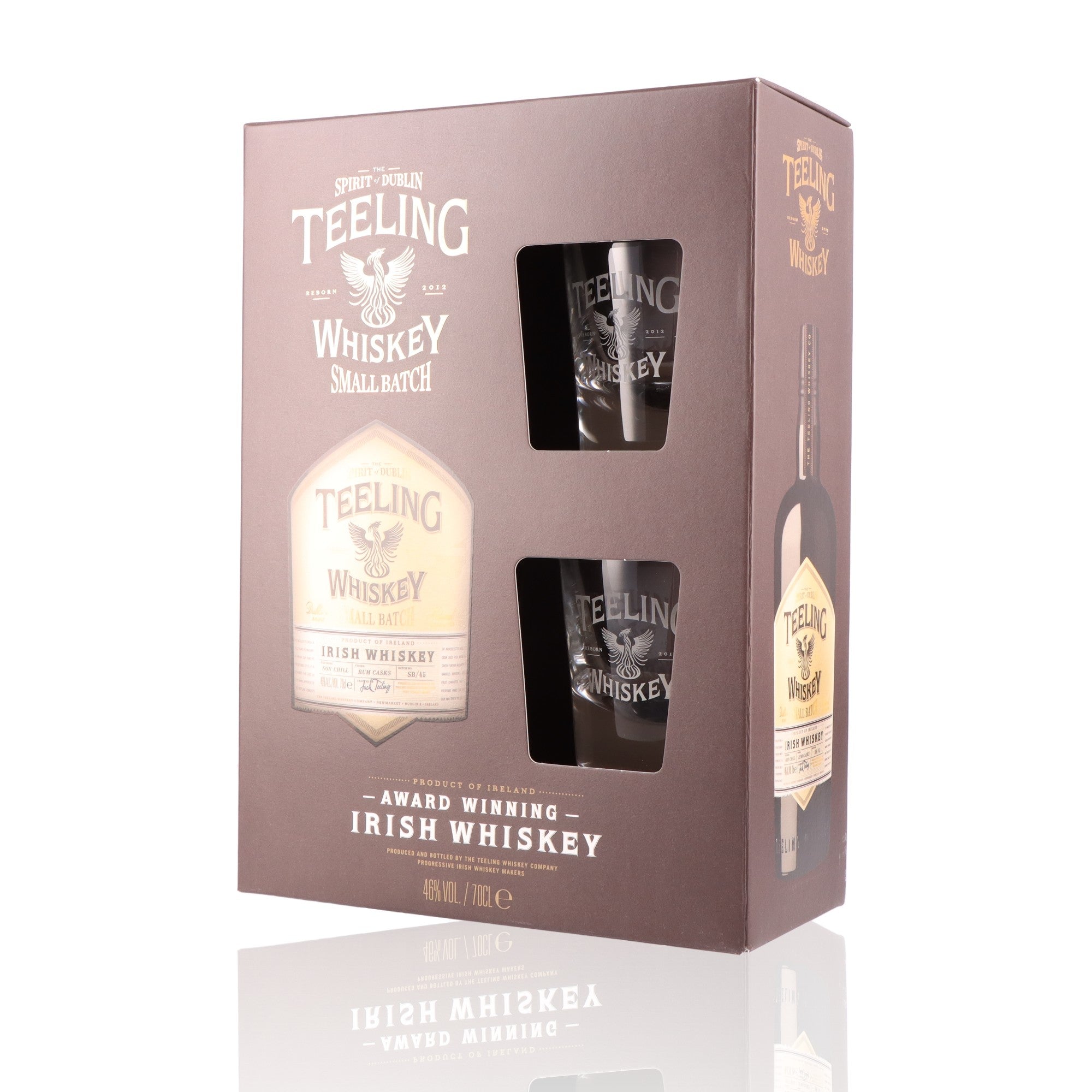 TEELING - Coffret Small Batch + 2 Verres - 46%