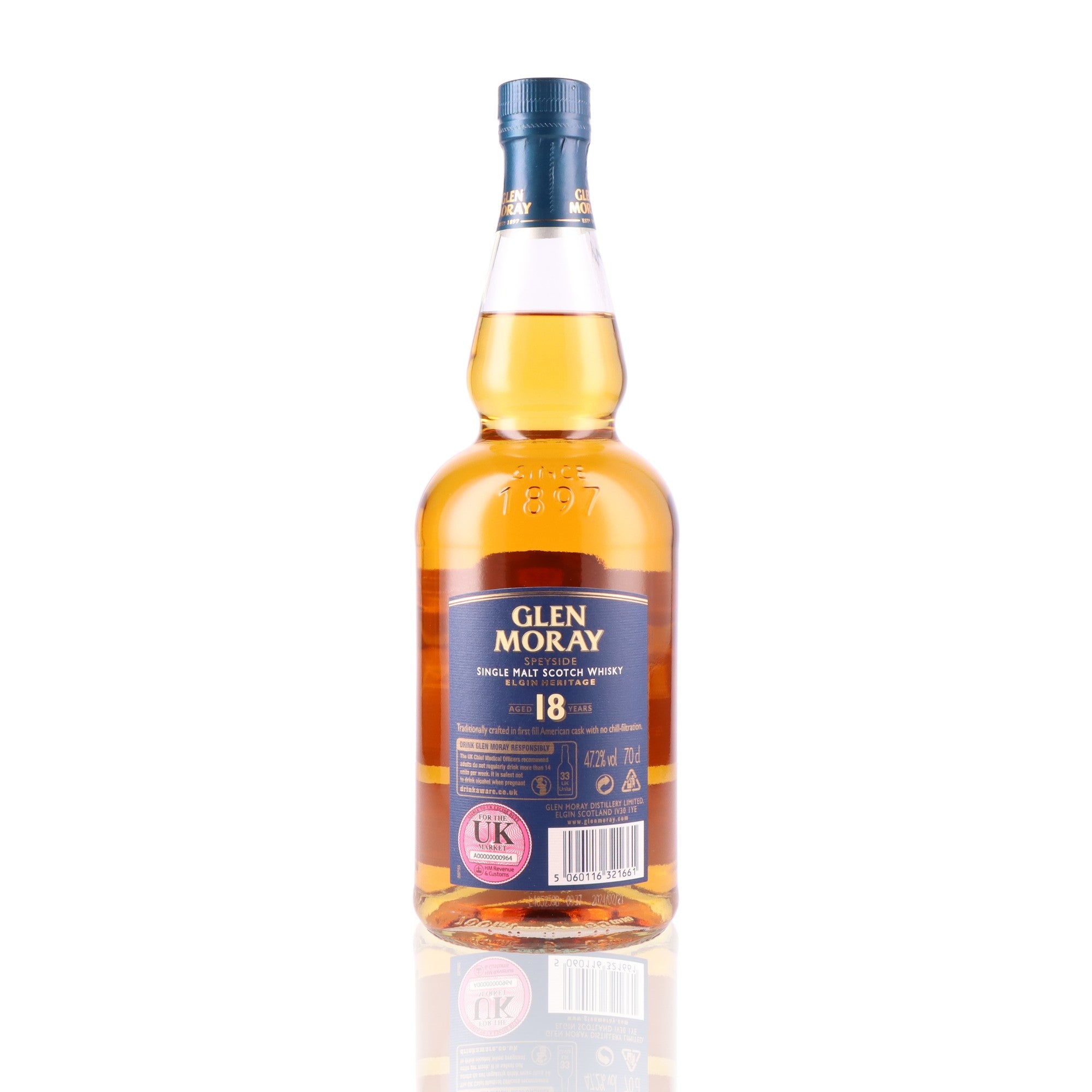 GLEN MORAY - 18 ans Elgin Heritage - 47,2%