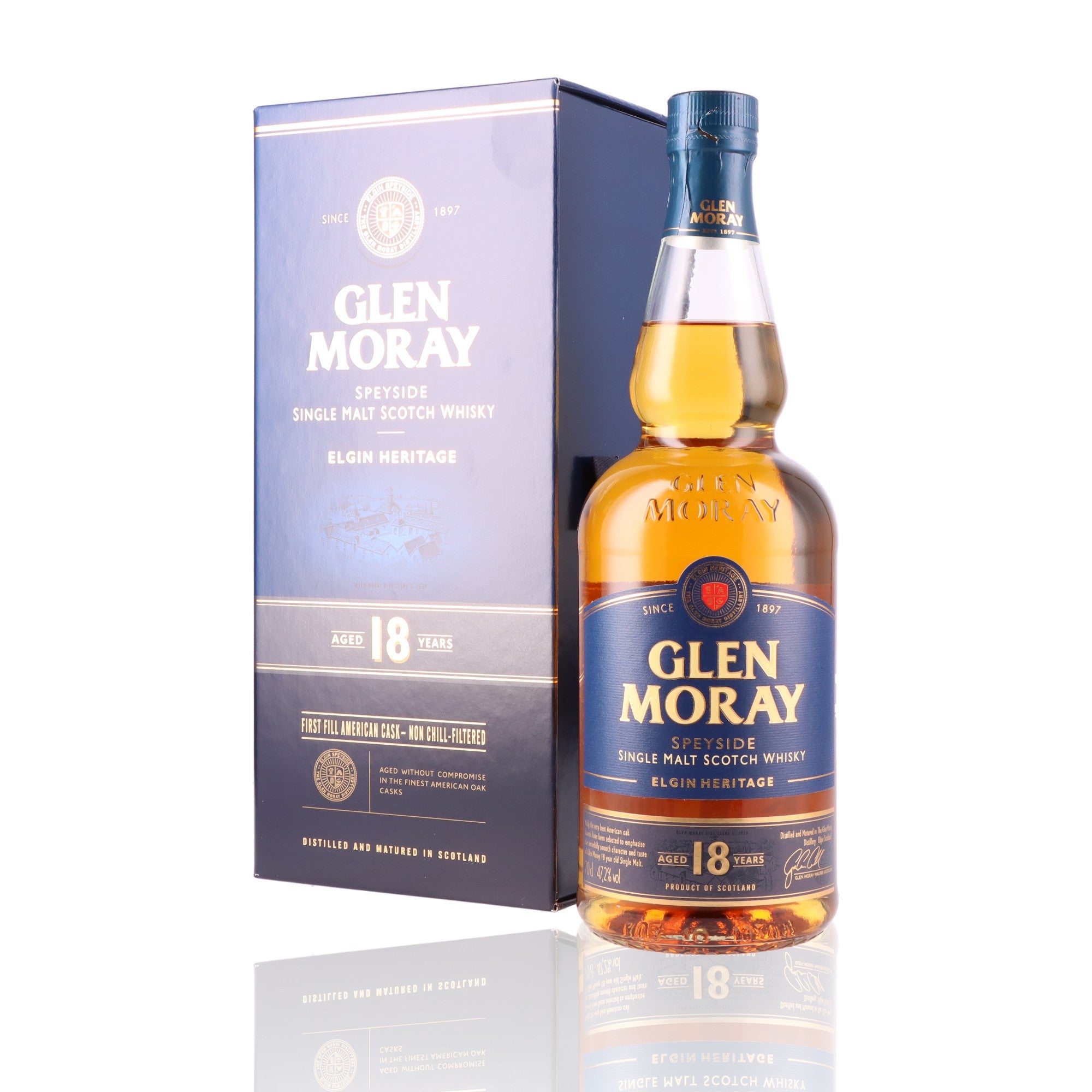 GLEN MORAY - 18 ans Elgin Heritage - 47,2%