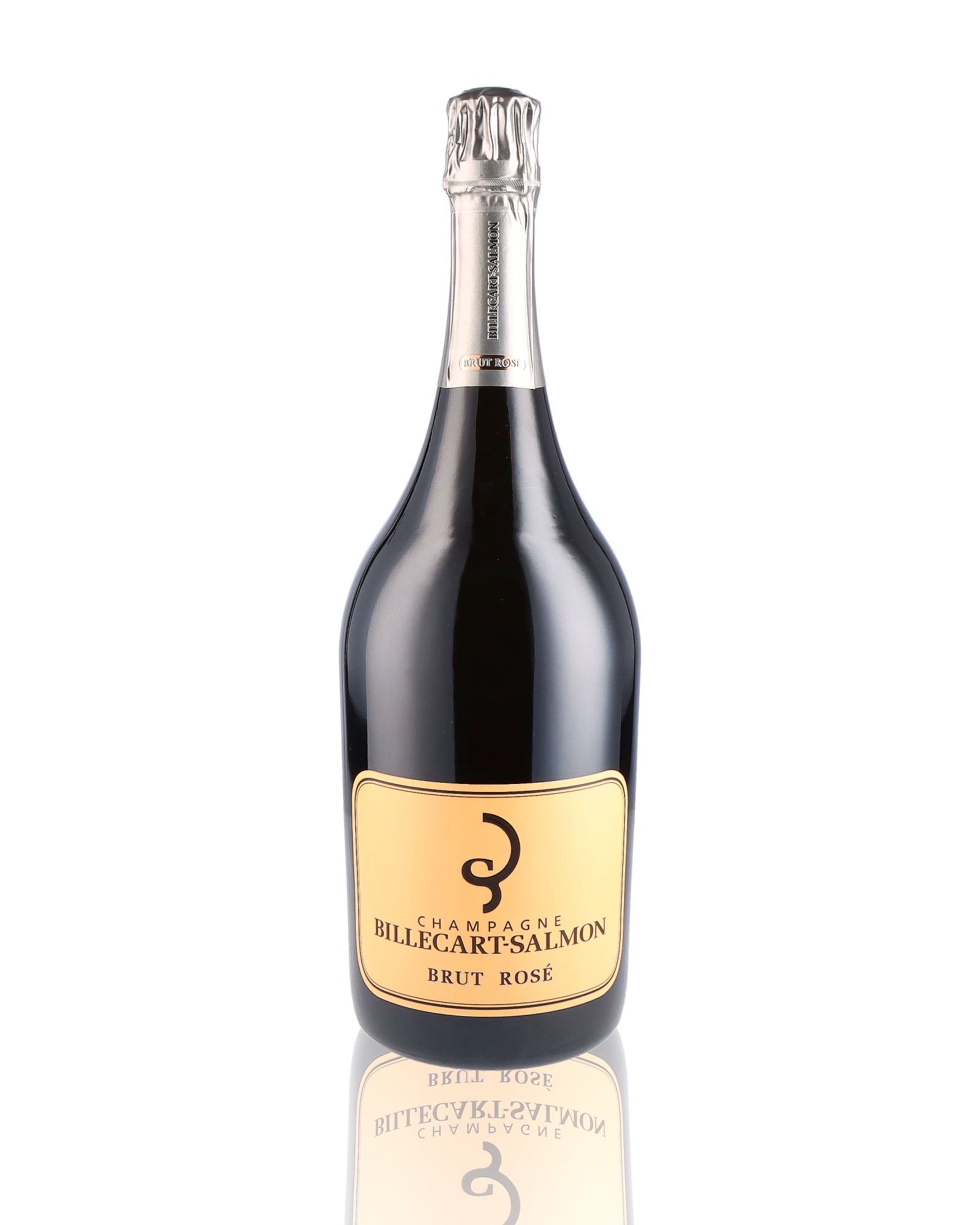 Une bouteille de champagne de la marque Billecart Salmon, de type rosé, en version magnum.