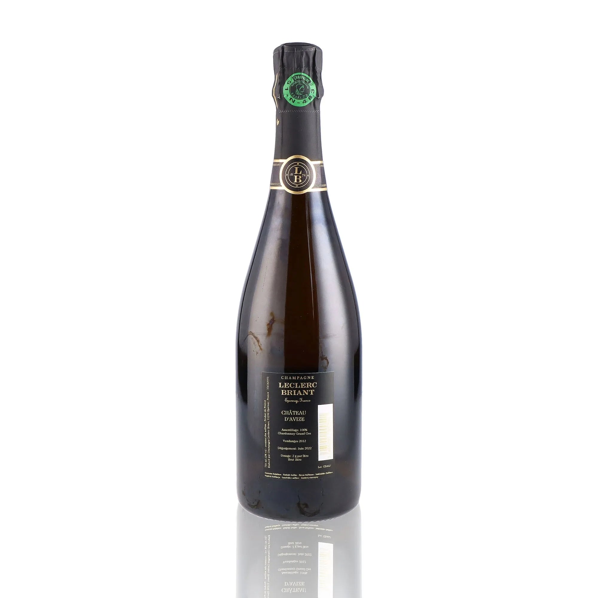 CHATEAU D'AVIZE - 2012 Blanc de Blancs - 12%