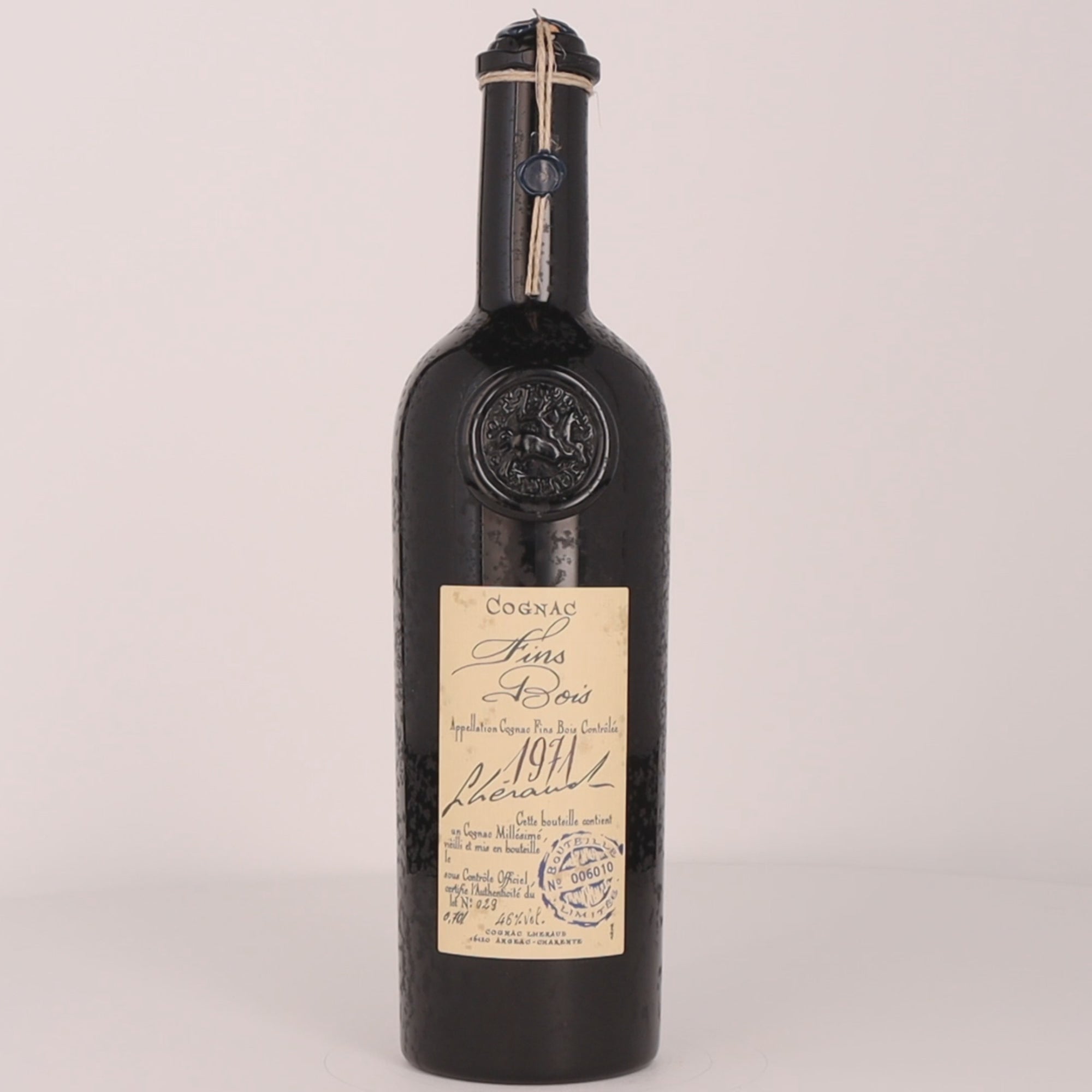 Cognac LHERAUD Fins Bois 1971 46% – Whisky Paris