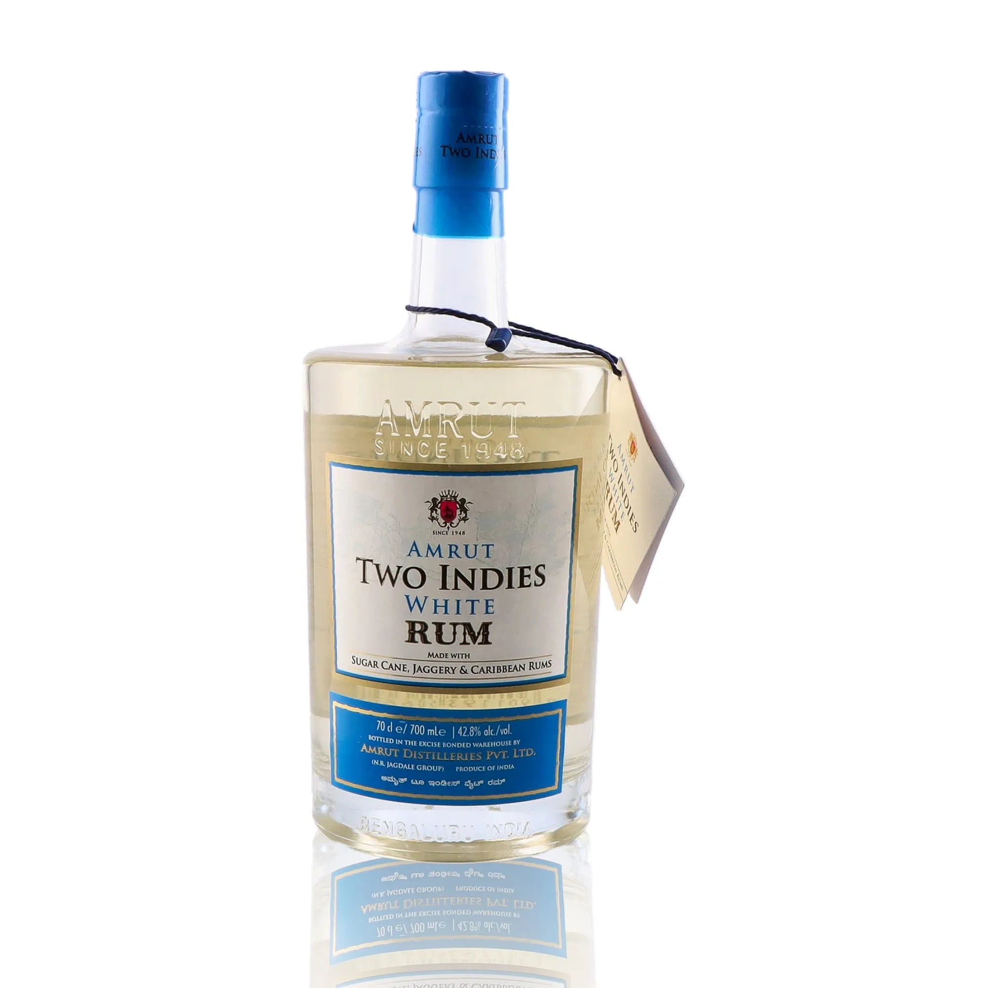 AMRUT - Two Indies White Rum - 40%
