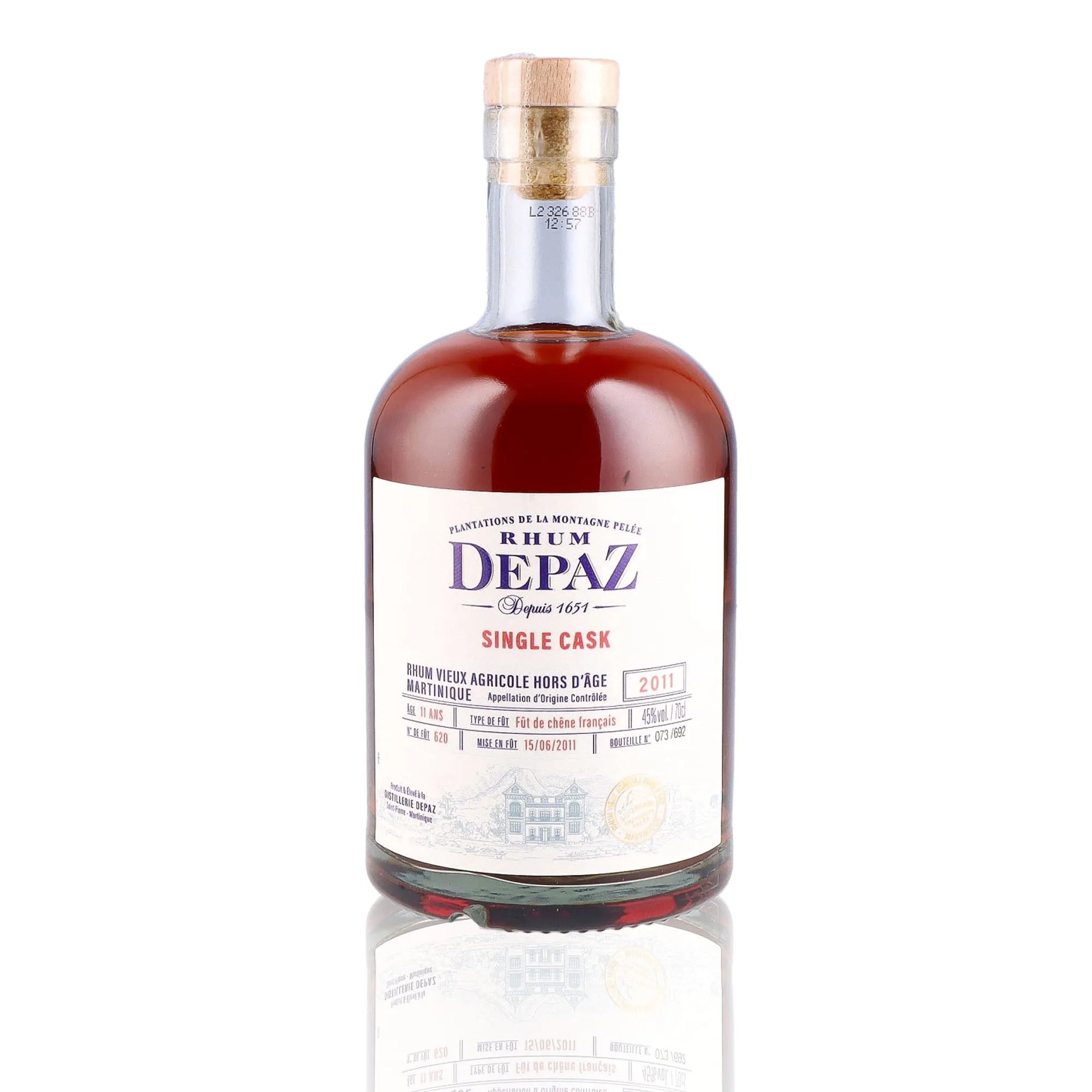 DEPAZ - Single Cask 2011 - 45%