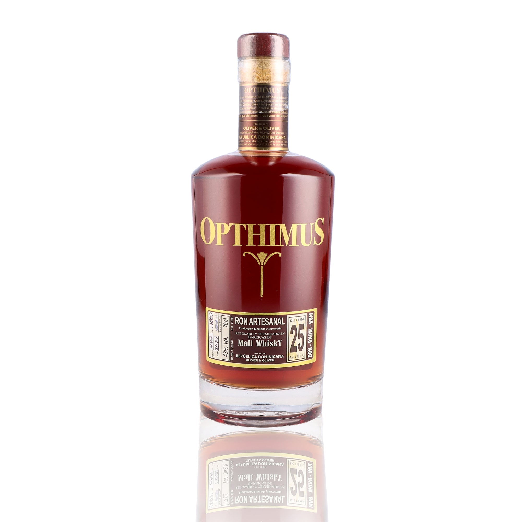 OPTHIMUS - 25 ans Finition Single Malt - 43%