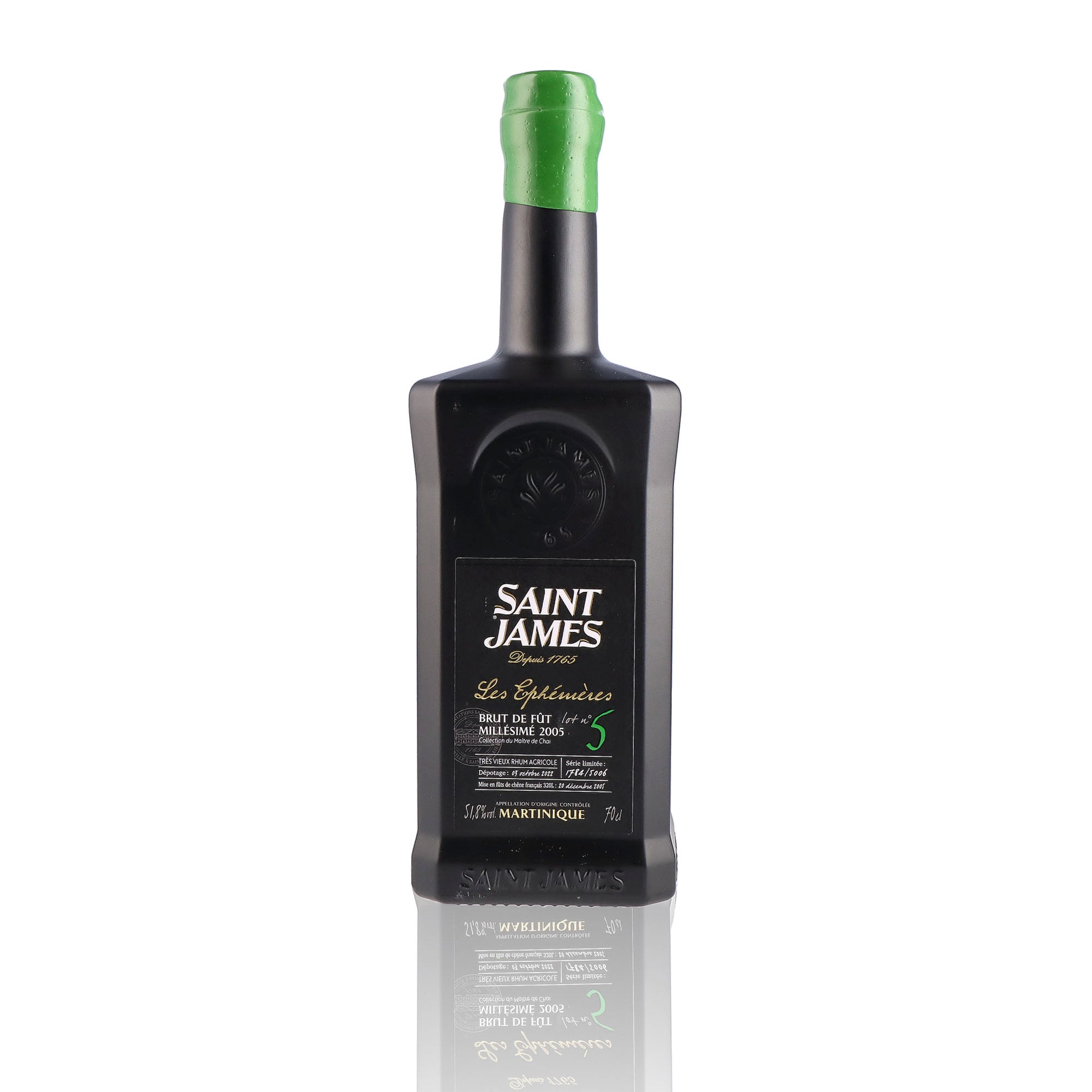 SAINT JAMES - Les Ephémères N°5 Brut de Fût 2005 - 51,8%