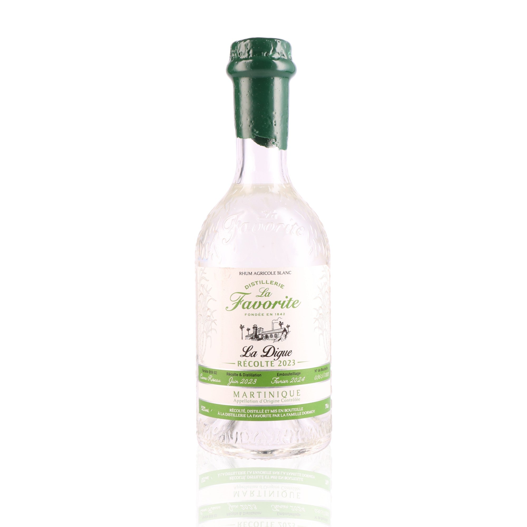 Rhum LA FAVORITE Tje Kann - Édition Limitée 2023 - Blanc - Plus De 50% Alcool - Neuf