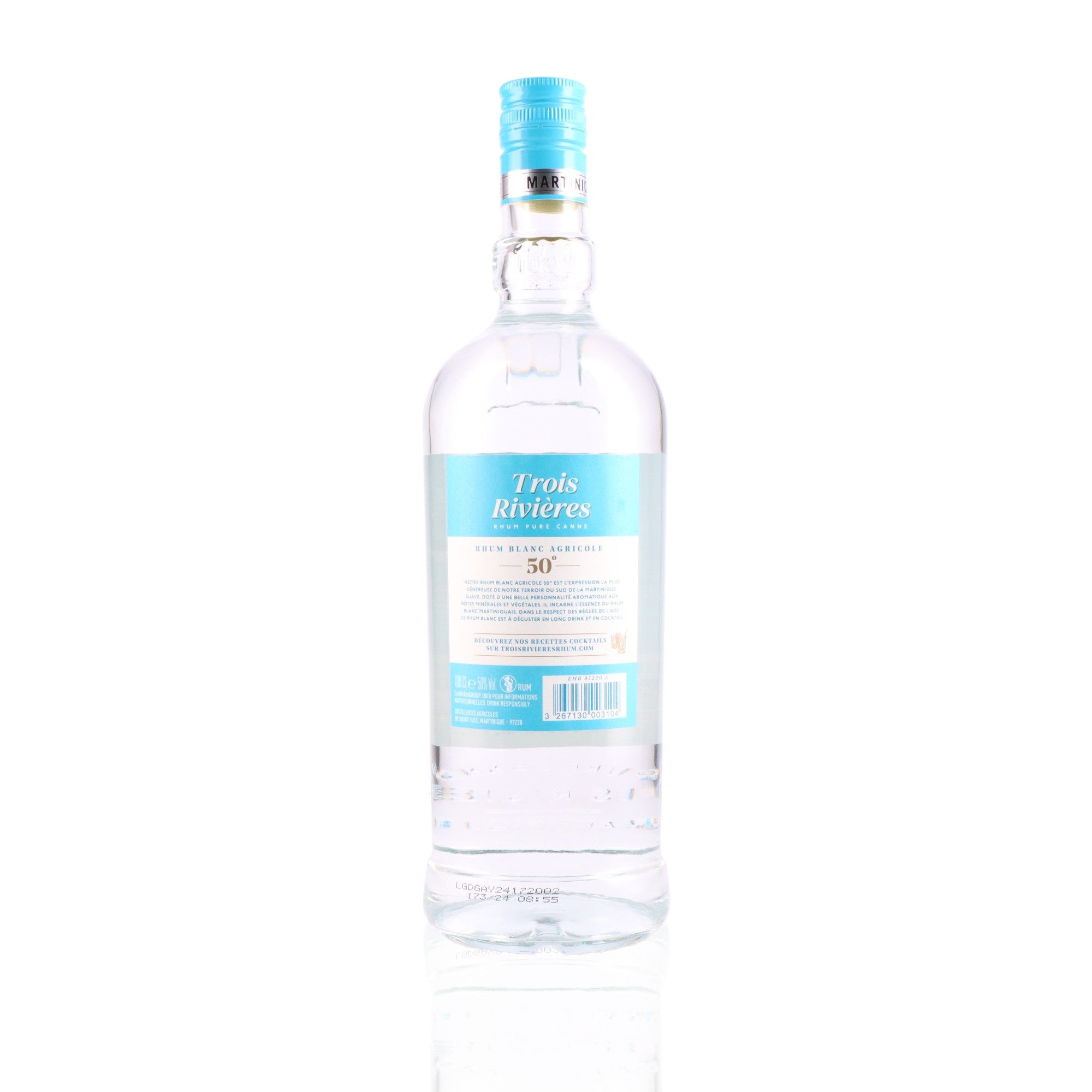 TROIS RIVIERES - 1 L - 50% – Whisky Paris