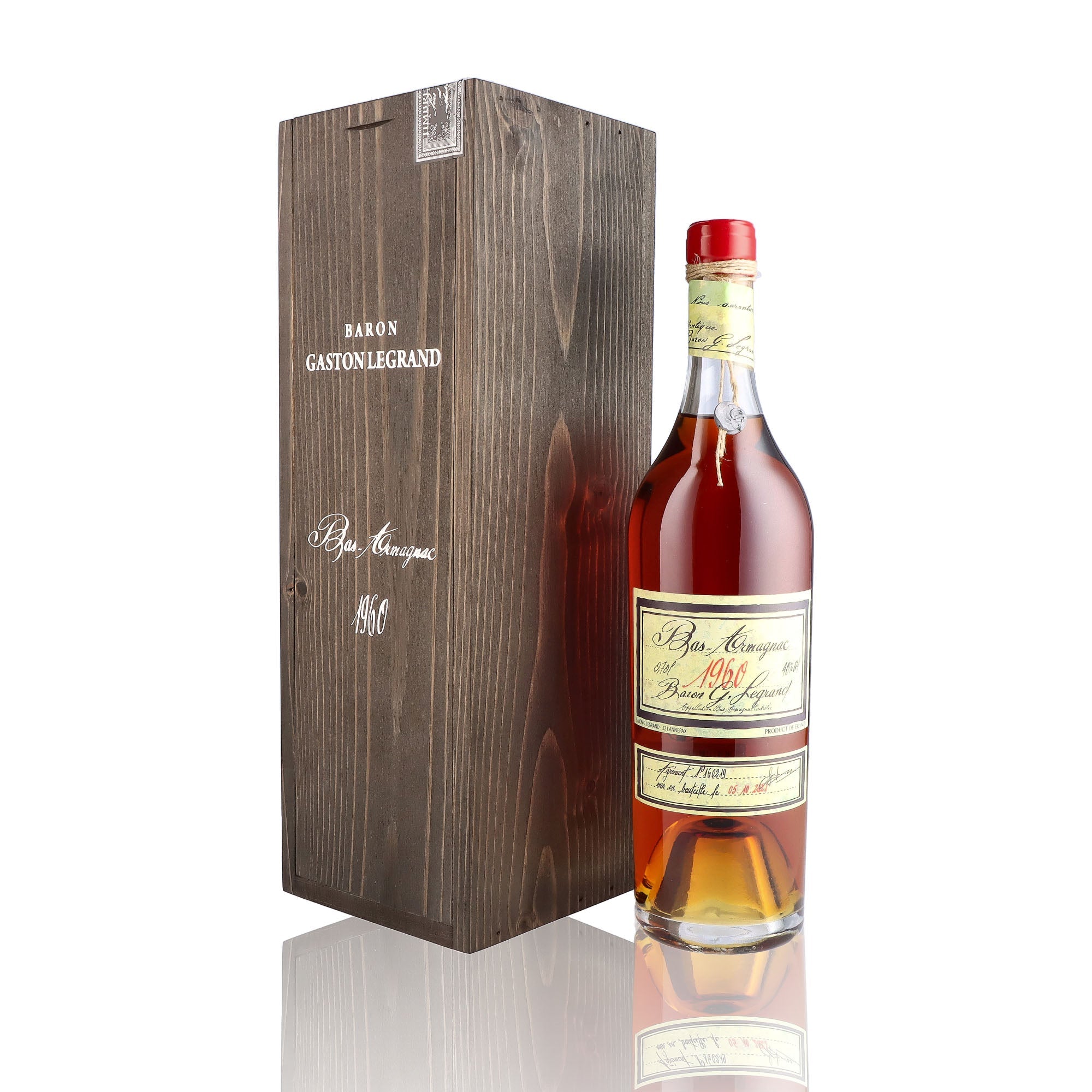 Bas Armagnac BARON GASTON LEGRAND 1960 40% – Whisky Paris