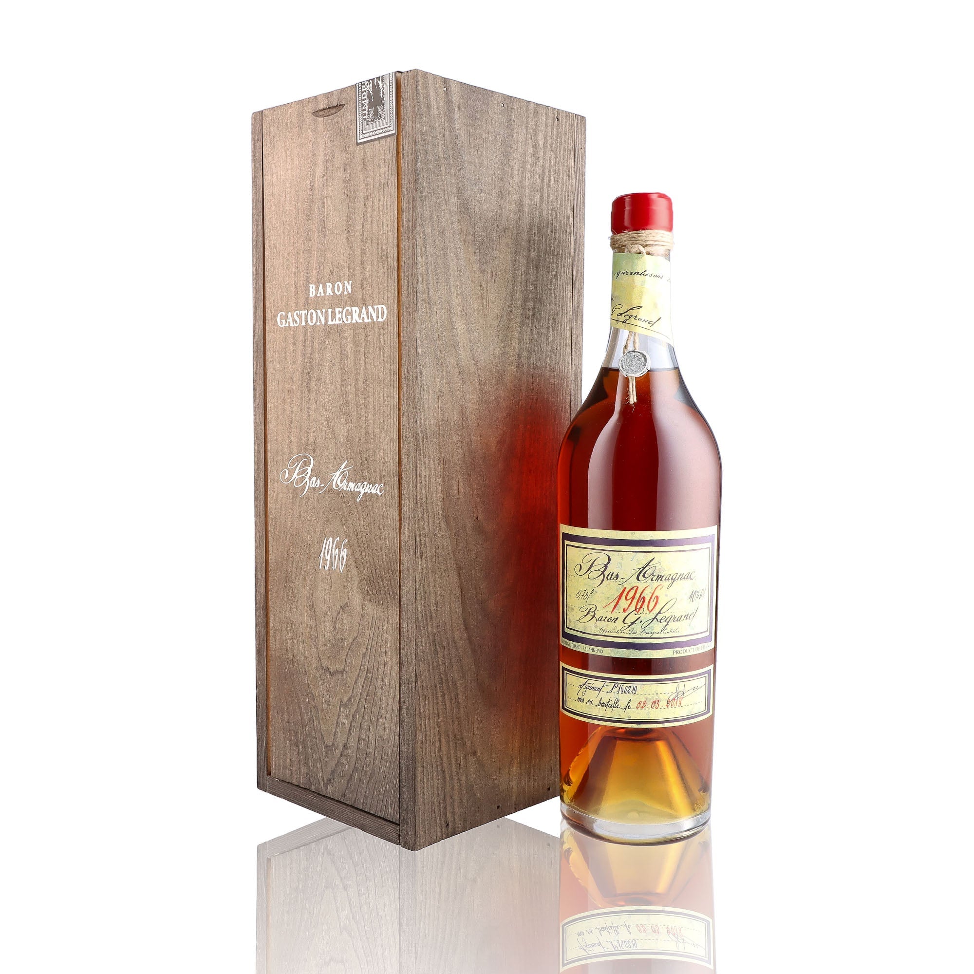 Bas Armagnac Vintage ブランデー1966 Bas Armagnac Vintage ブランデー1966