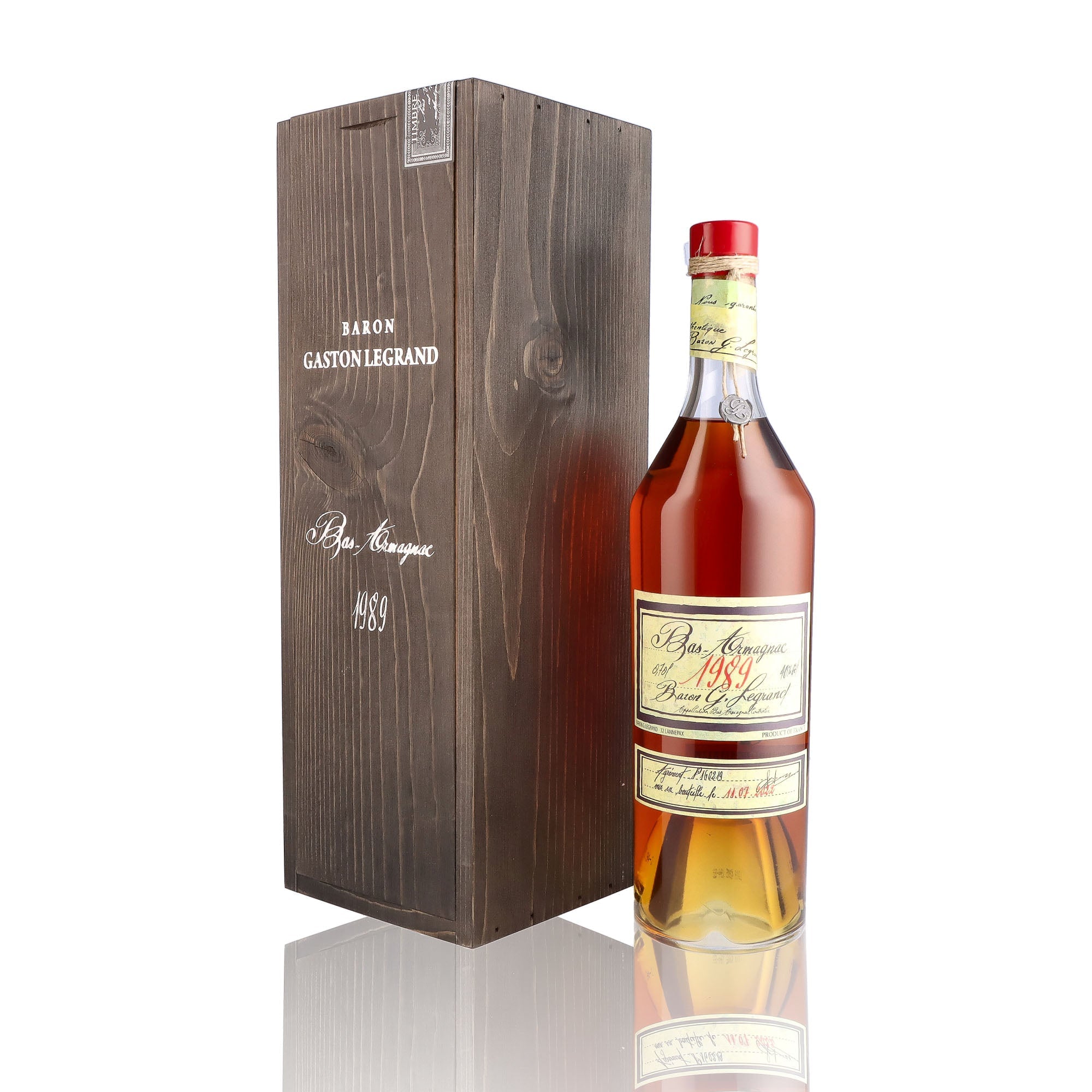 BARON GASTON LEGRAND - 1989 - 40% – Whisky Paris