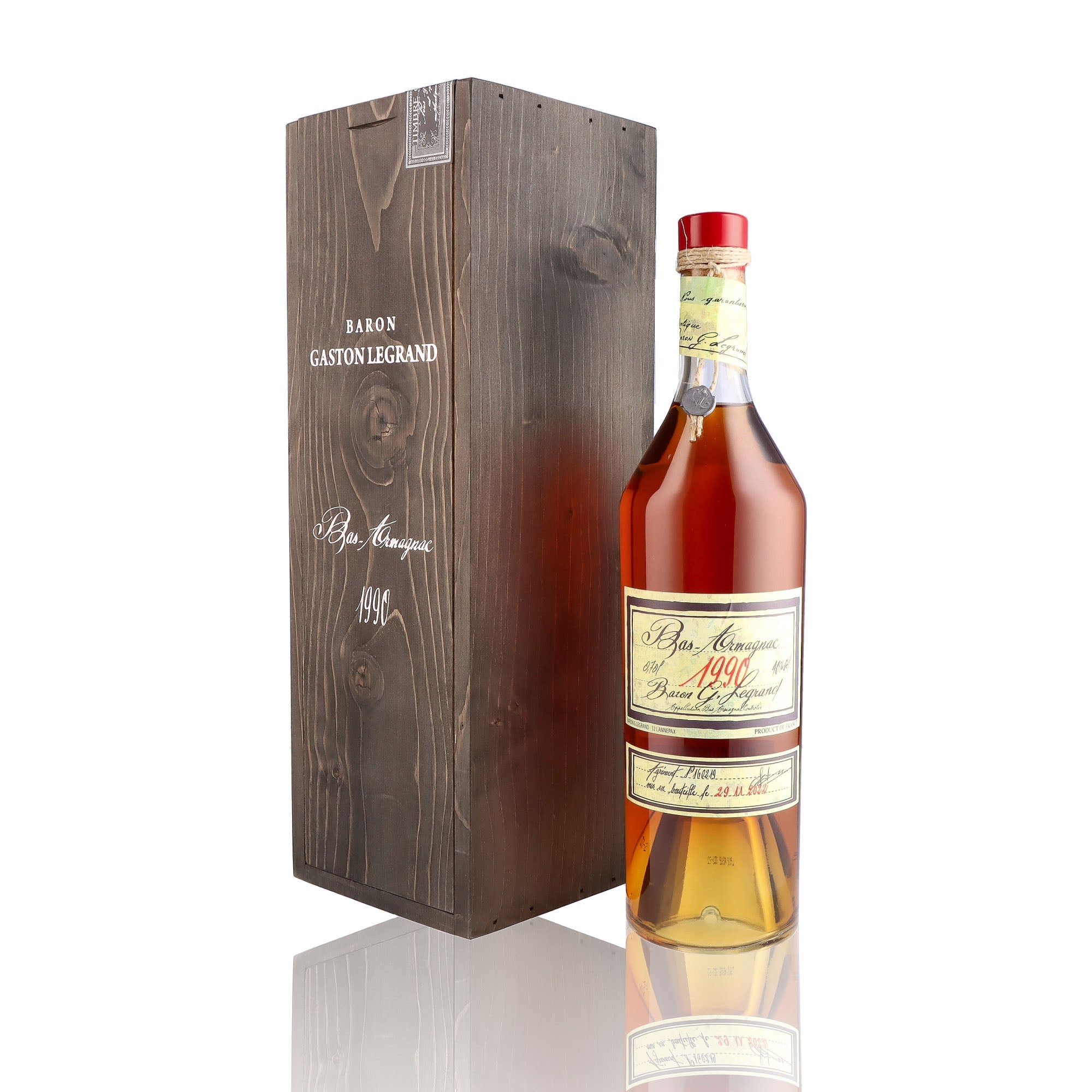 BARON GASTON LEGRAND - 1990 - 40% – Whisky Paris