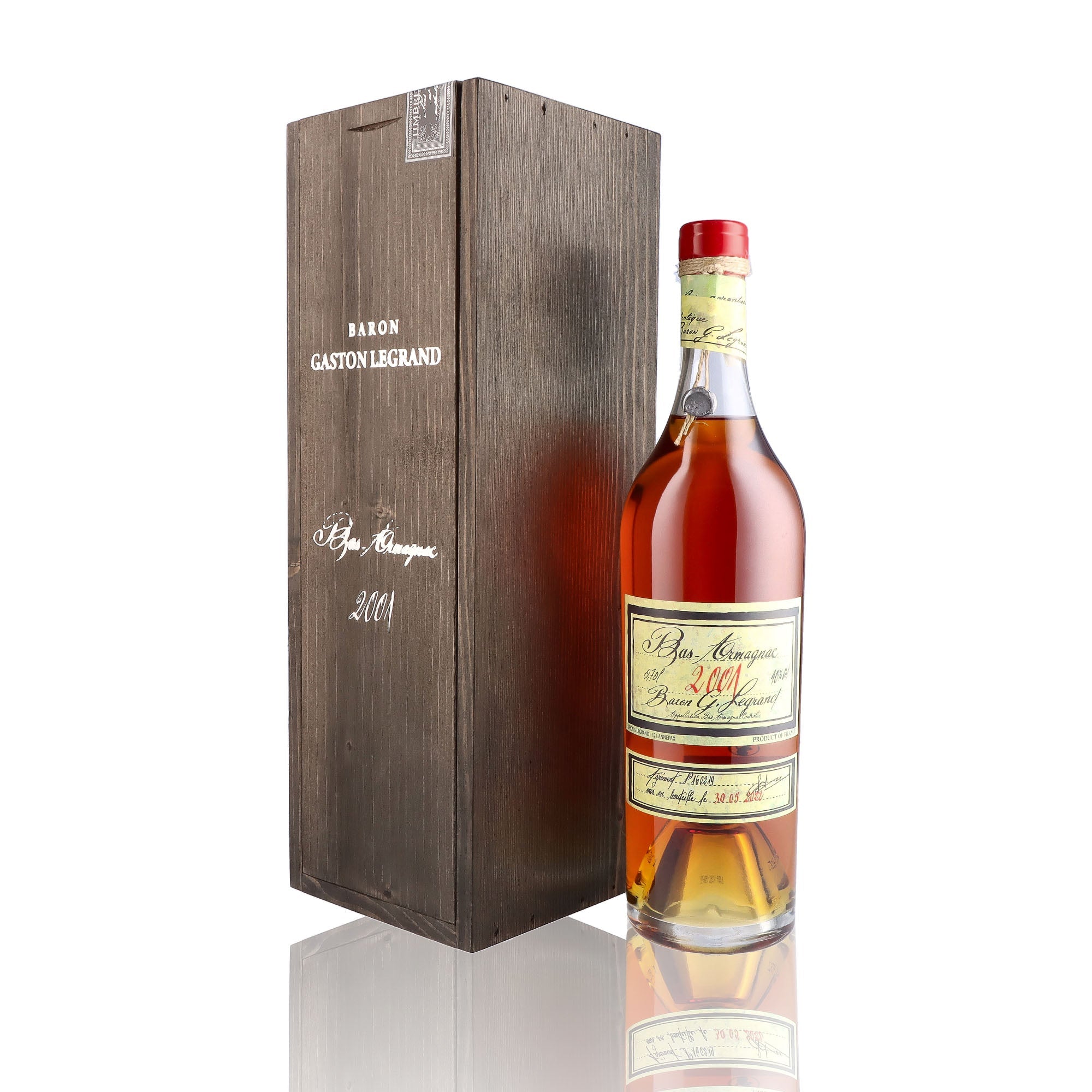 BARON GASTON LEGRAND - 2001 - 40% – Whisky Paris