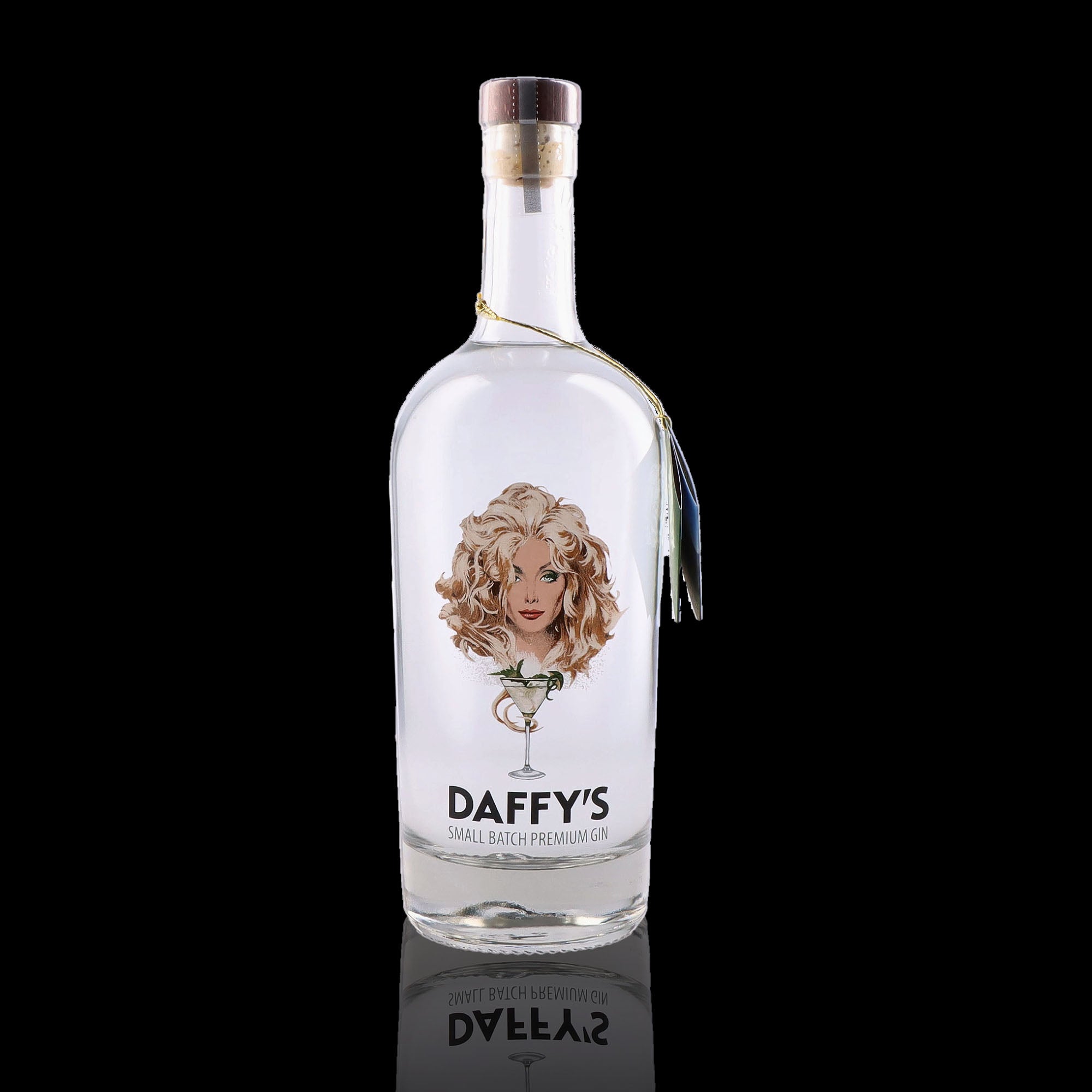 Une bouteille de Gin, de la marque Daffy's.