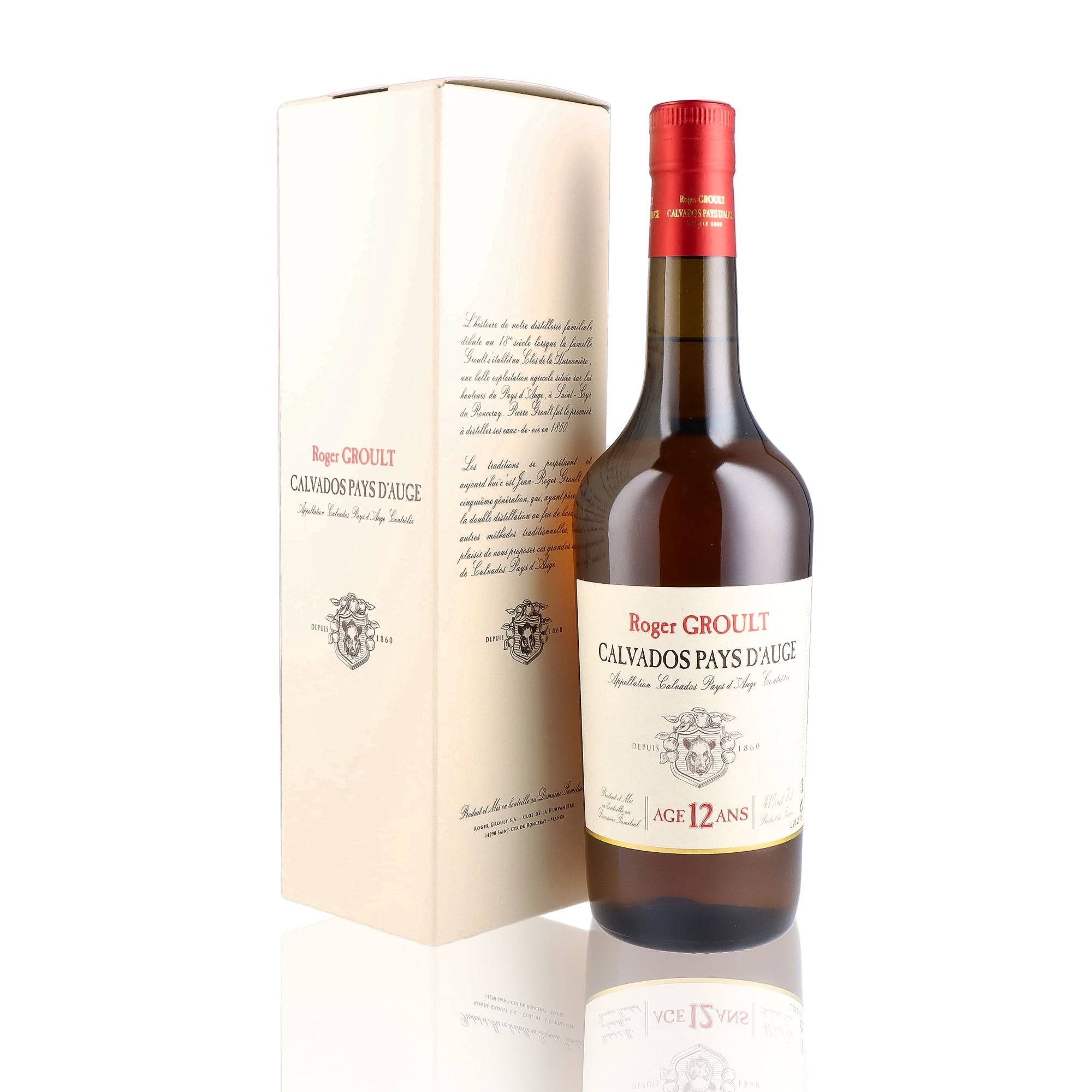 Calvados ROGER GROULT 12 ans 41% – Whisky Paris