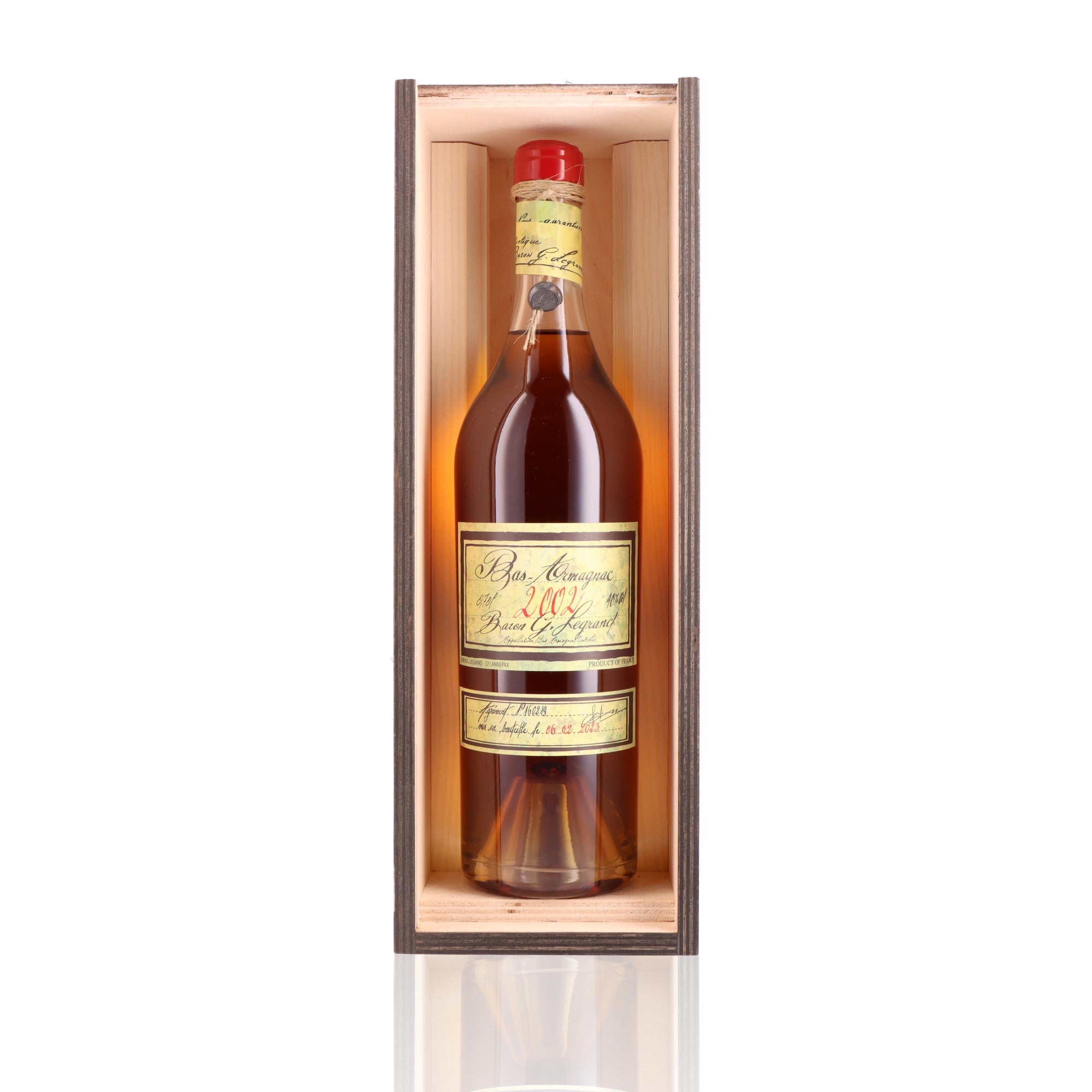 BARON GASTON LEGRAND - 2002 - 40% – Whisky Paris