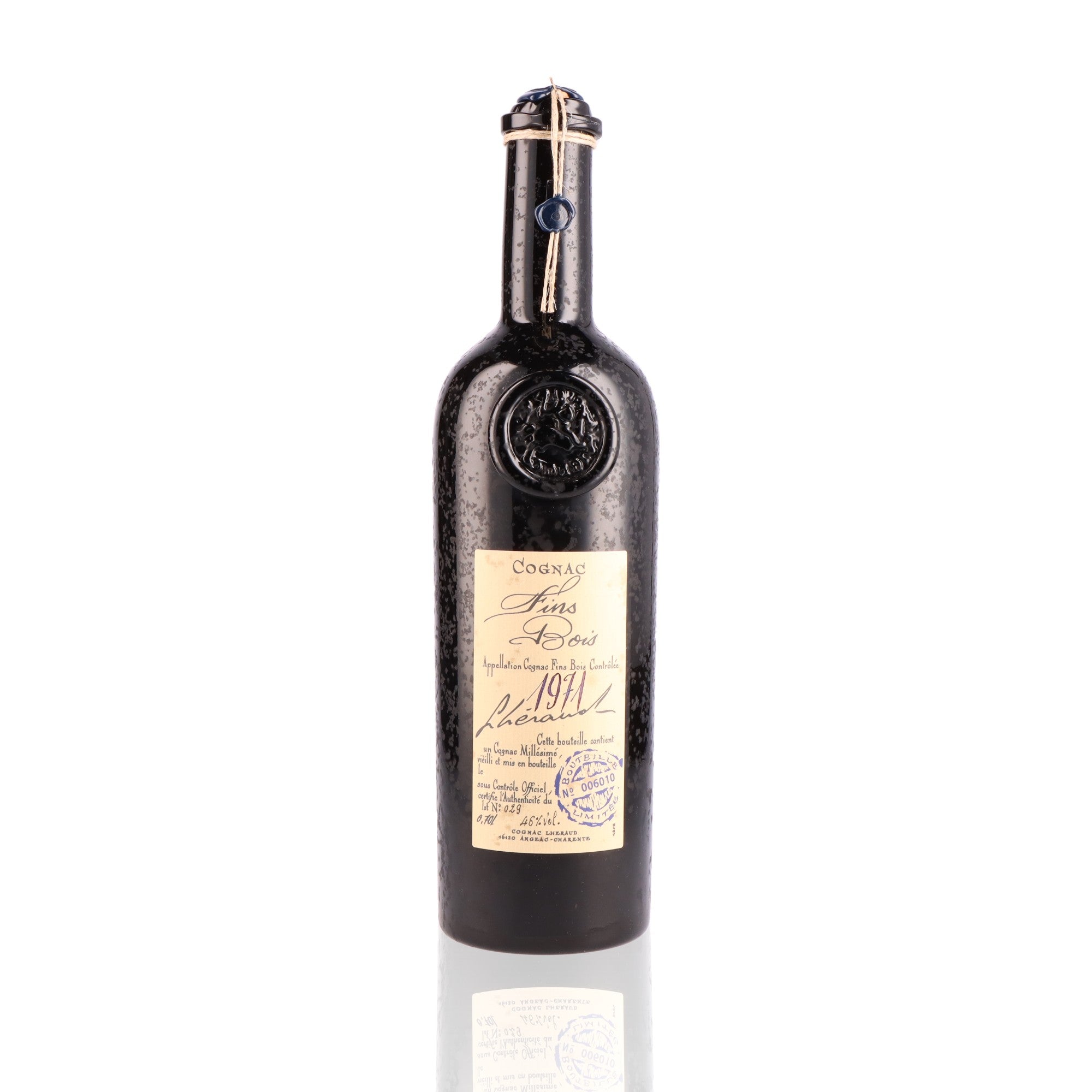 Cognac LHERAUD Fins Bois 1971 46% – Whisky Paris