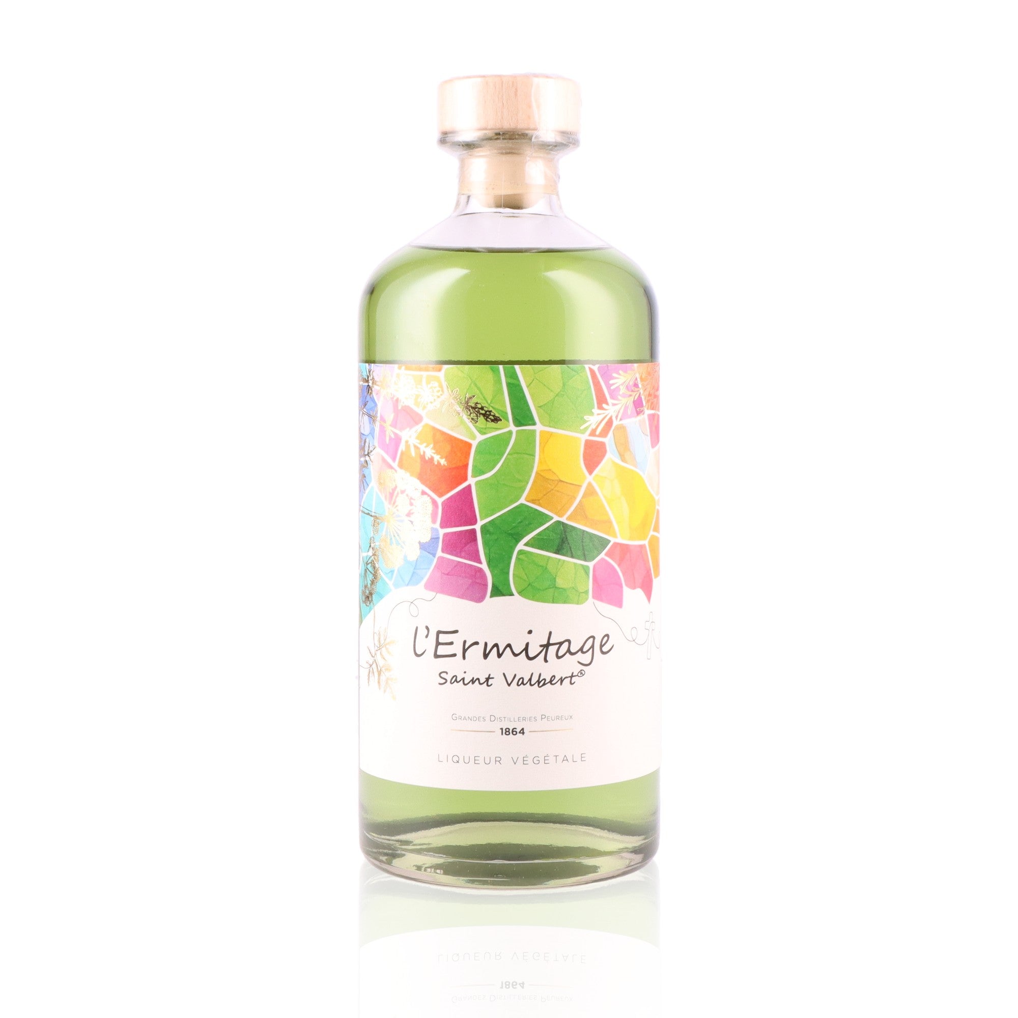 L'ERMITAGE SAINT VALBERT - Liqueur Végétale Verte - 55%