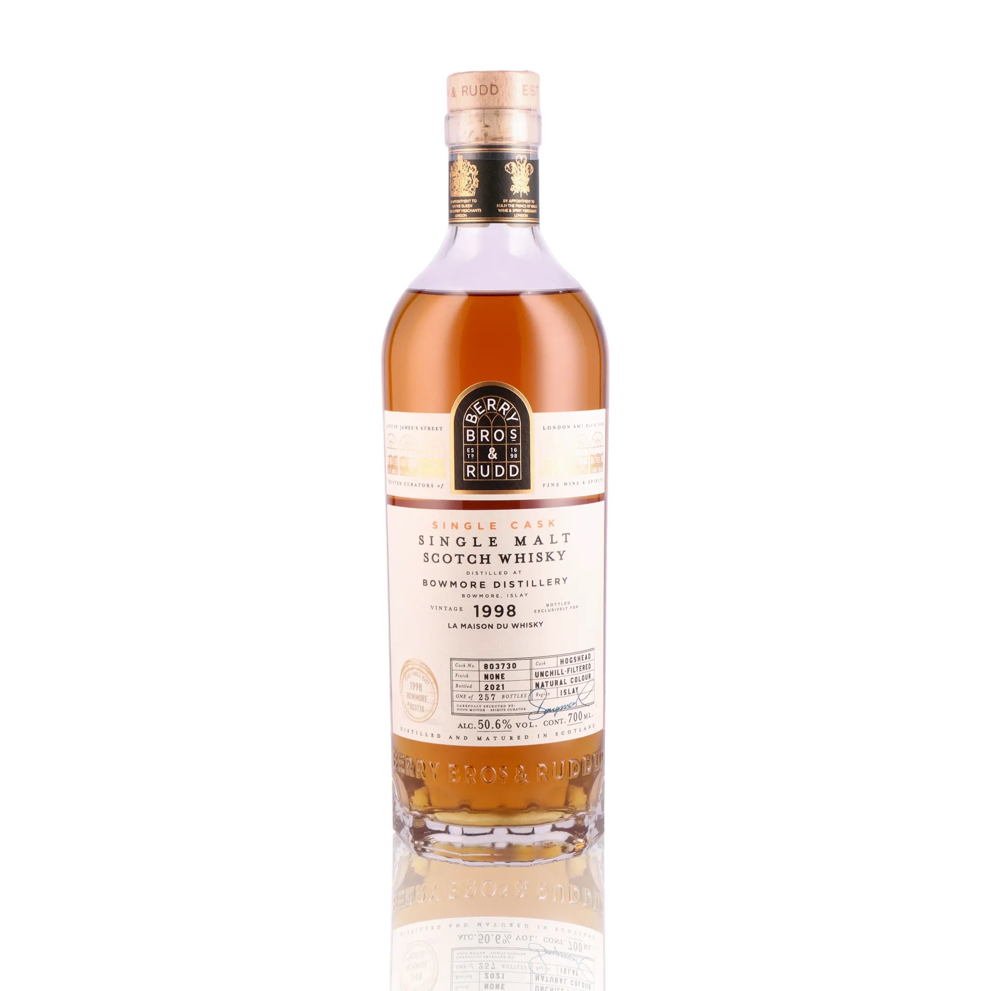 BOWMORE - Vintage 1998 Single Cask - 50,6%
