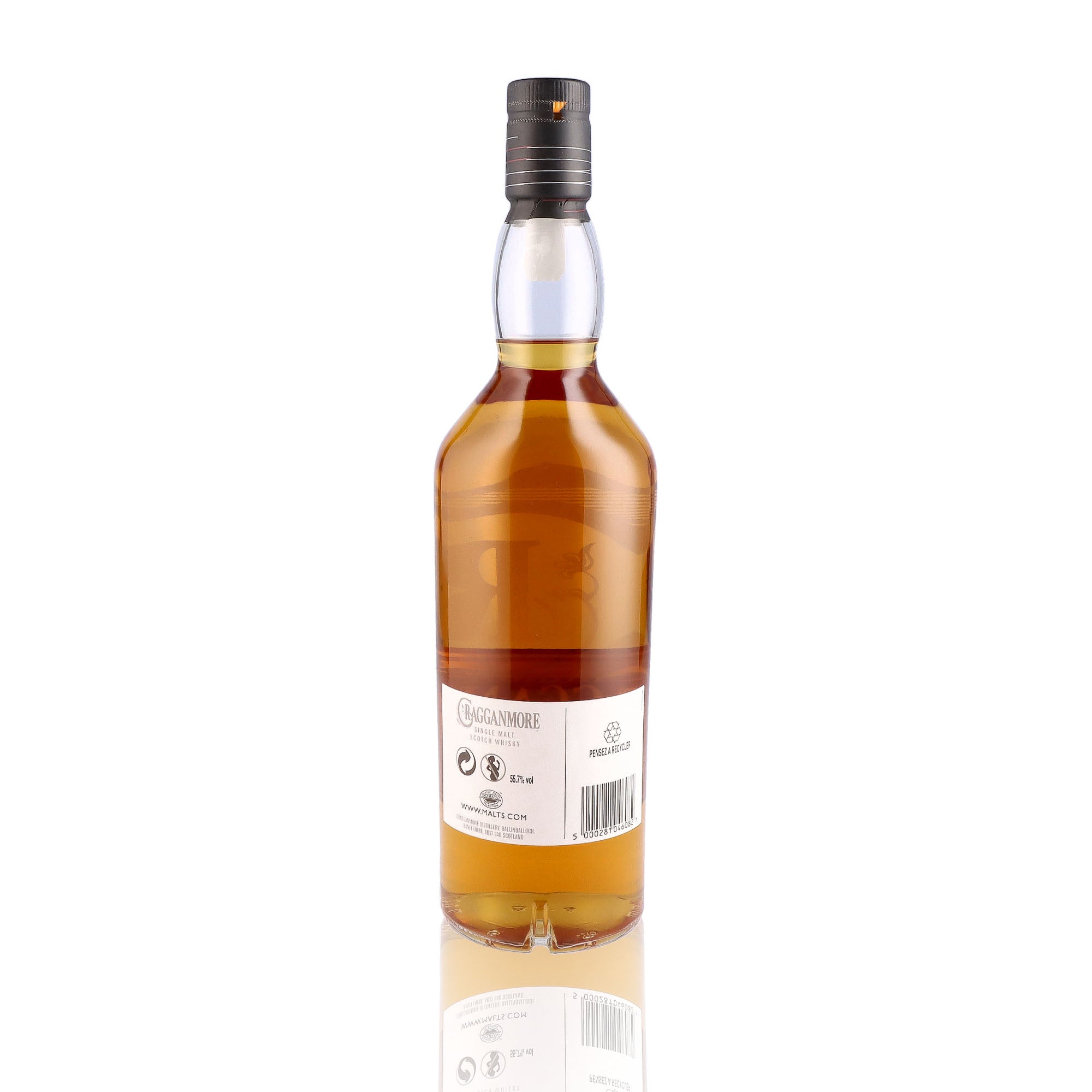 Une bouteille de Scotch Whisky Single Malt de la marque Cragganmore, nommée Limited Release