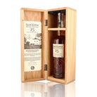 Une bouteille de Scotch Whisky Single Malt de la marque Glen Scotia, 25 ans d'âge.