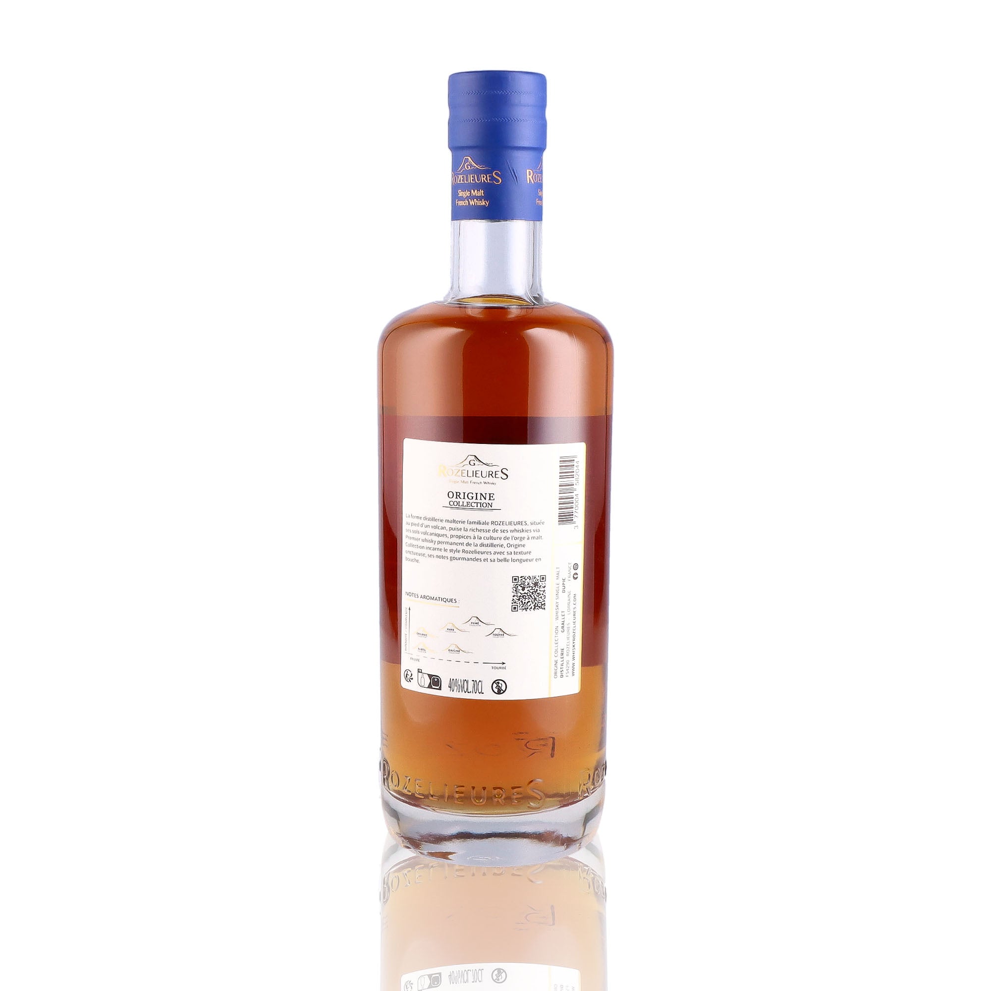 Whisky Français Single Malt ROZELIEURES Origine Collection 40% – Whisky ...