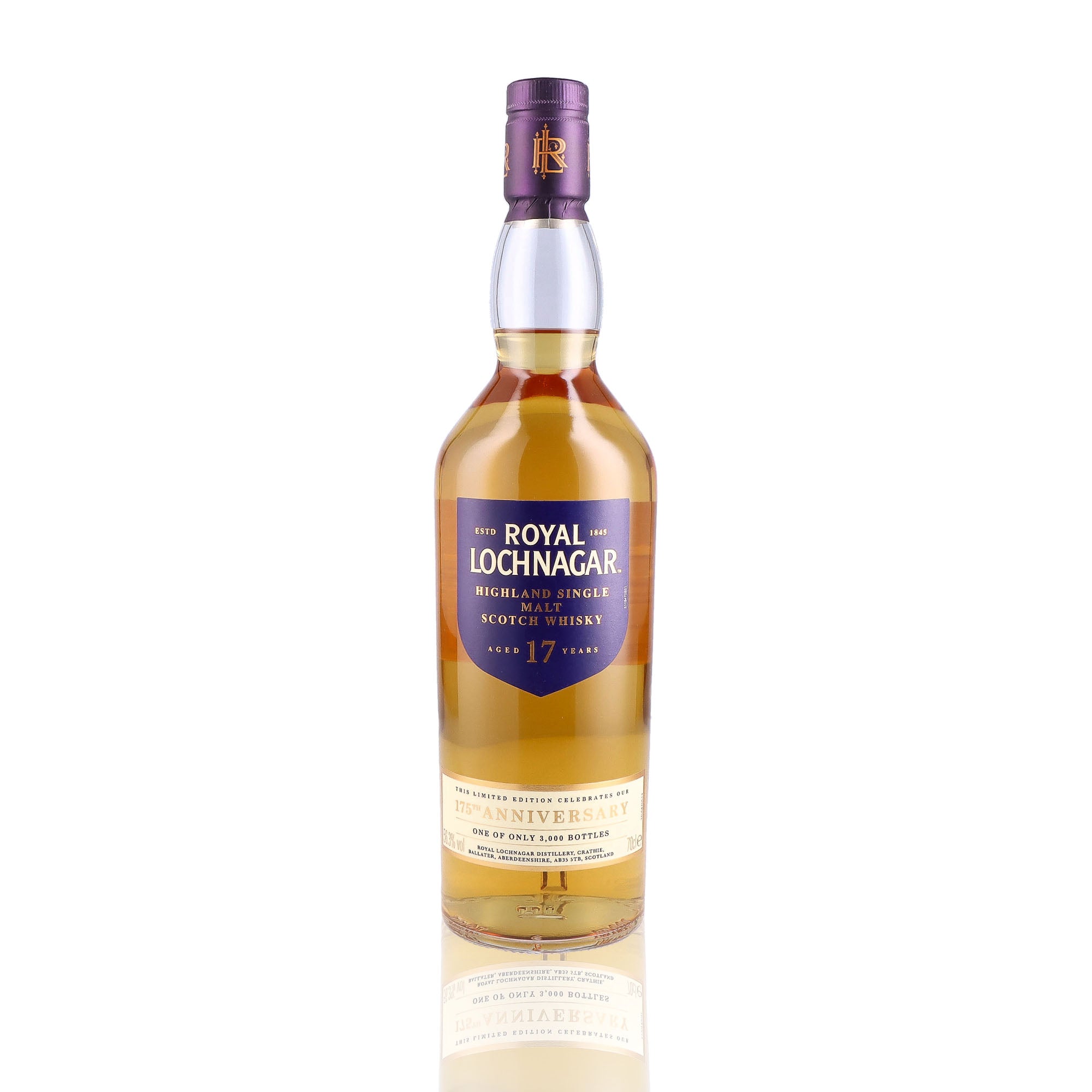 Scotch Whisky Single Malt ROYAL LOCHNAGAR 175th Anniversary 17 ans 56,3% –  Whisky Paris