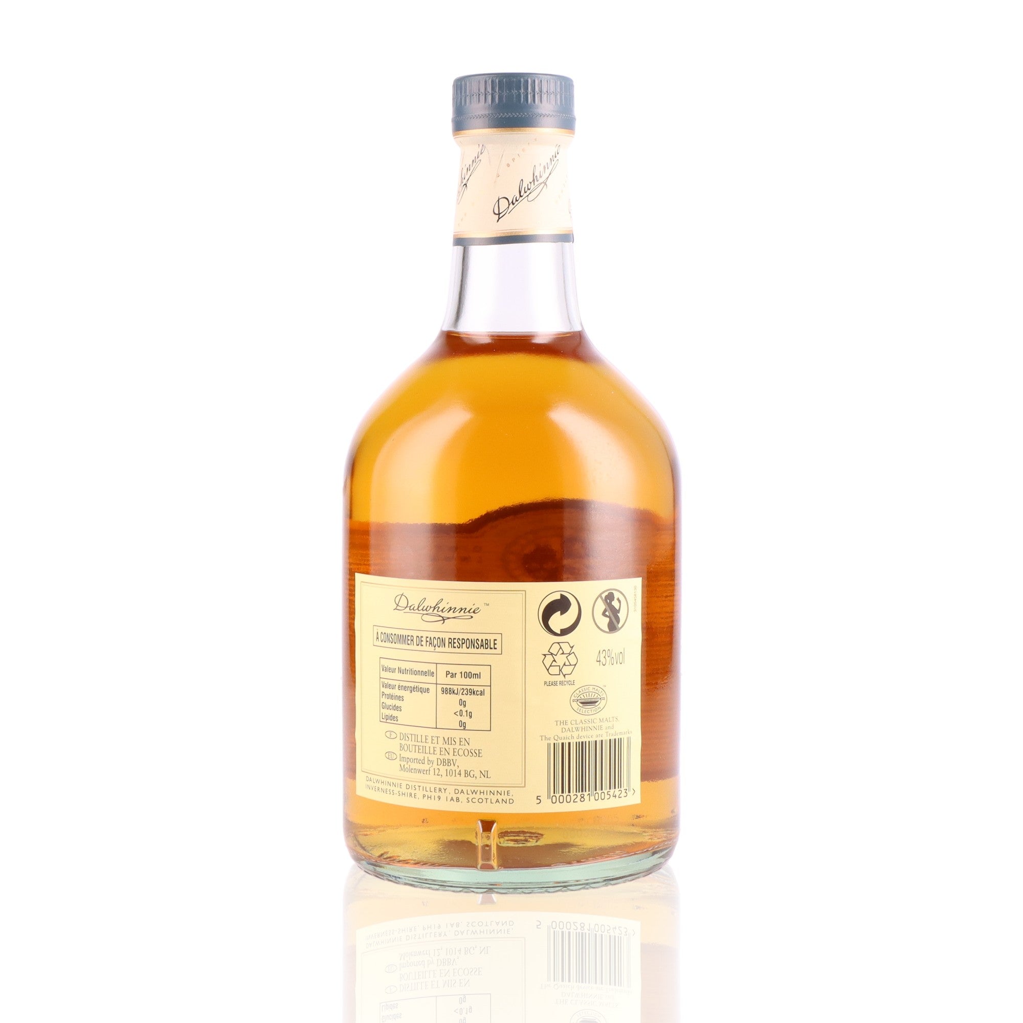 Scotch Whisky Single Malt DALWHINNIE 15 ans 43% – Whisky Paris