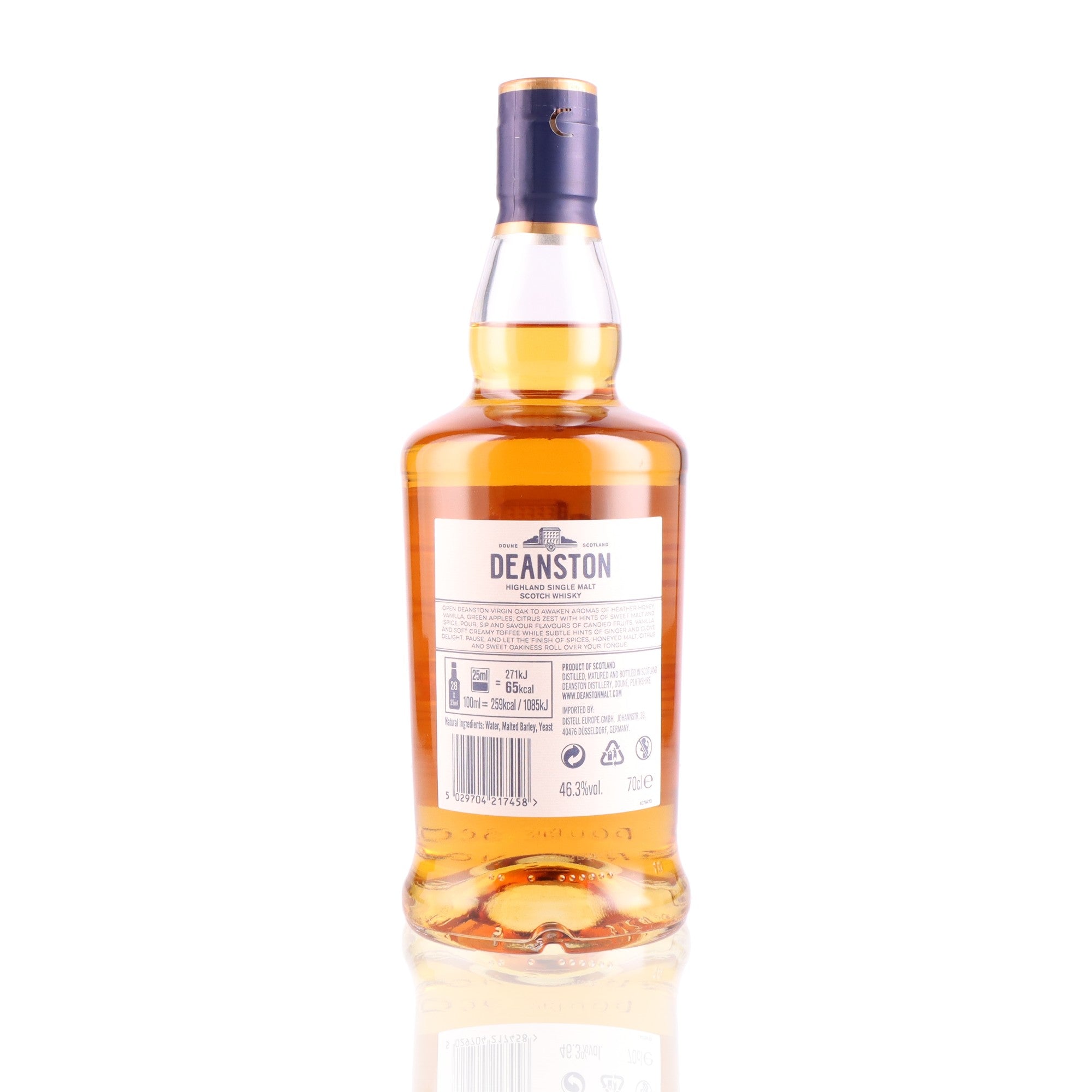 Scotch Whisky Single Malt DEANSTON Virgin Oak 46,3% – Whisky Paris