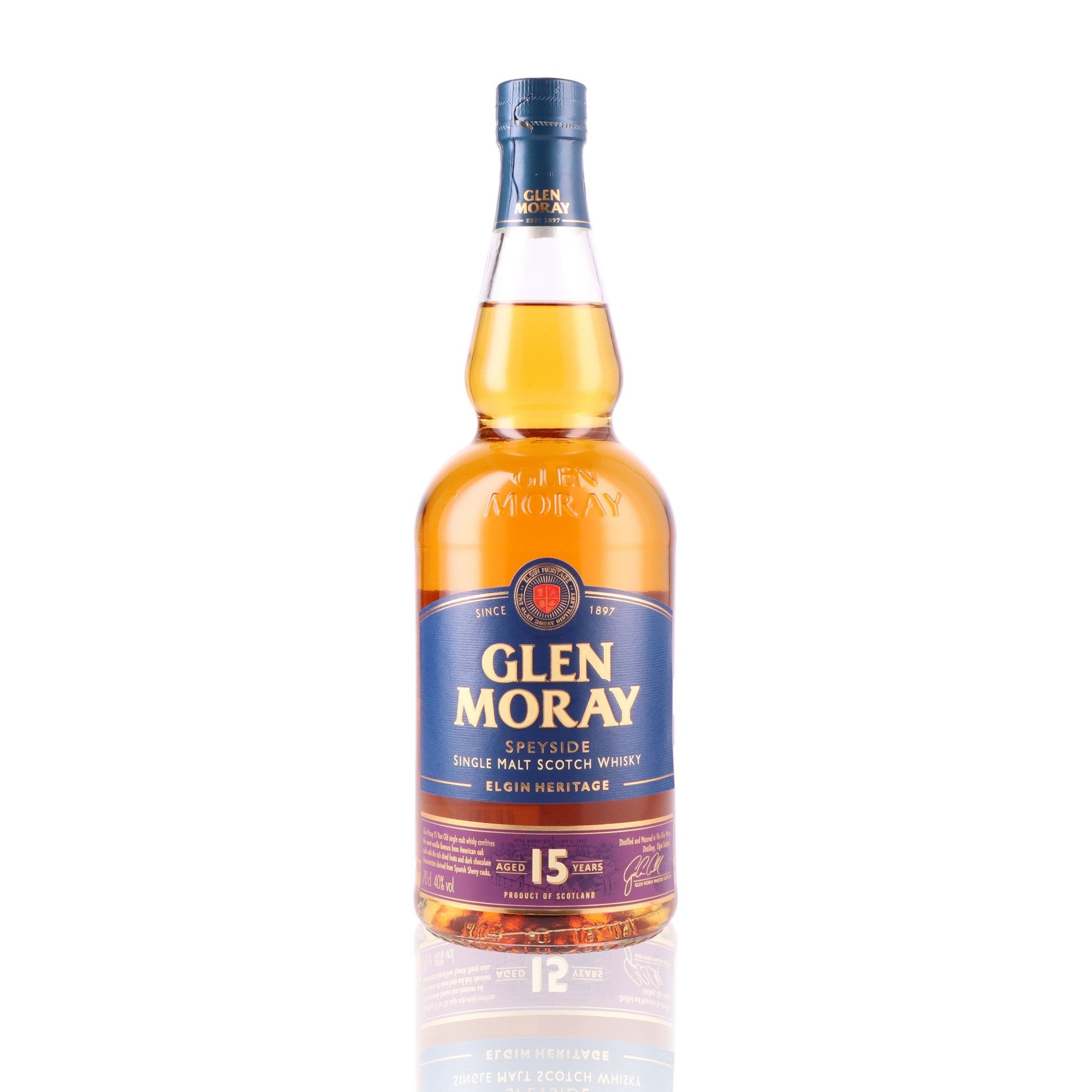 GLEN MORAY - 15 ans Elgin Heritage - 40%