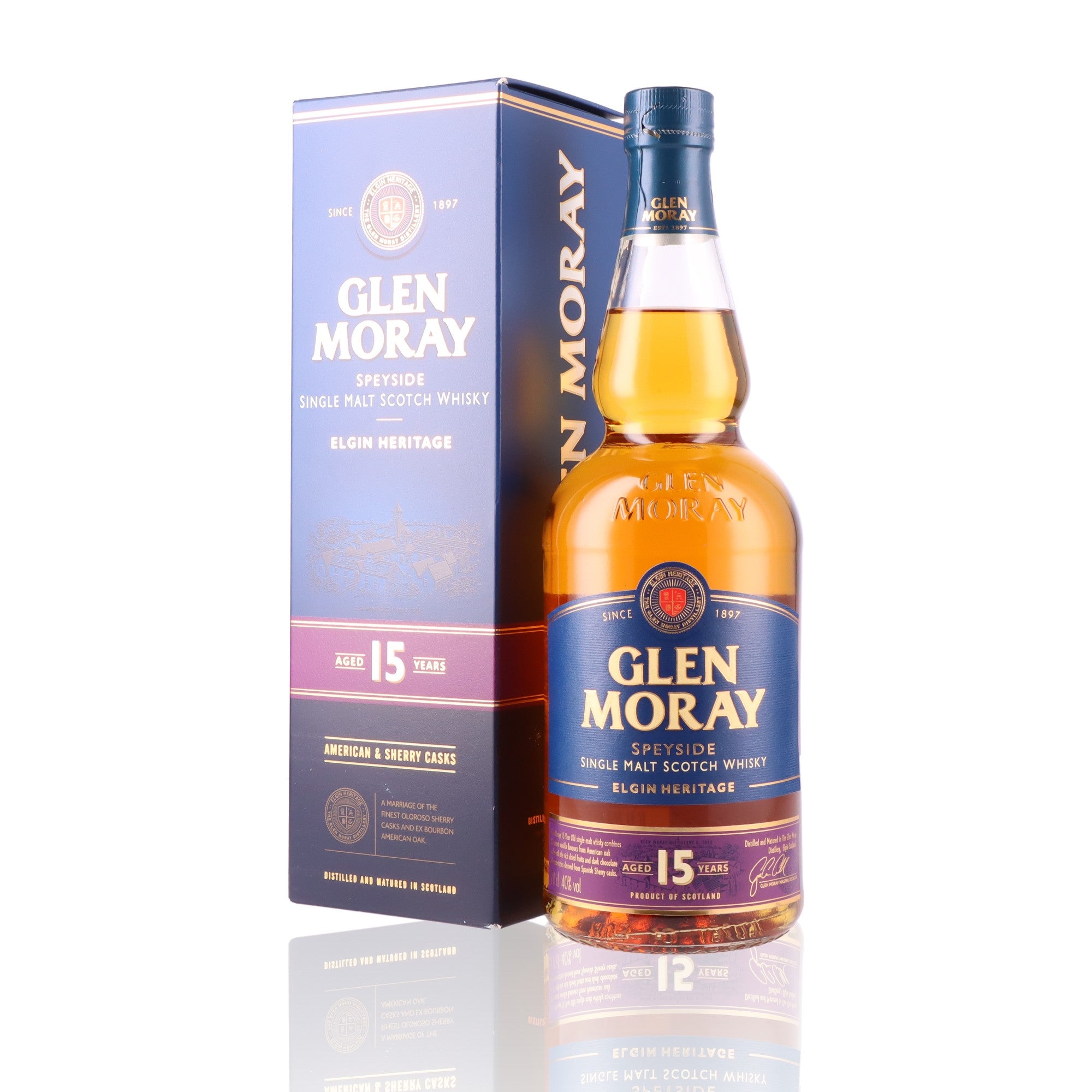 GLEN MORAY - 15 ans Elgin Heritage - 40%