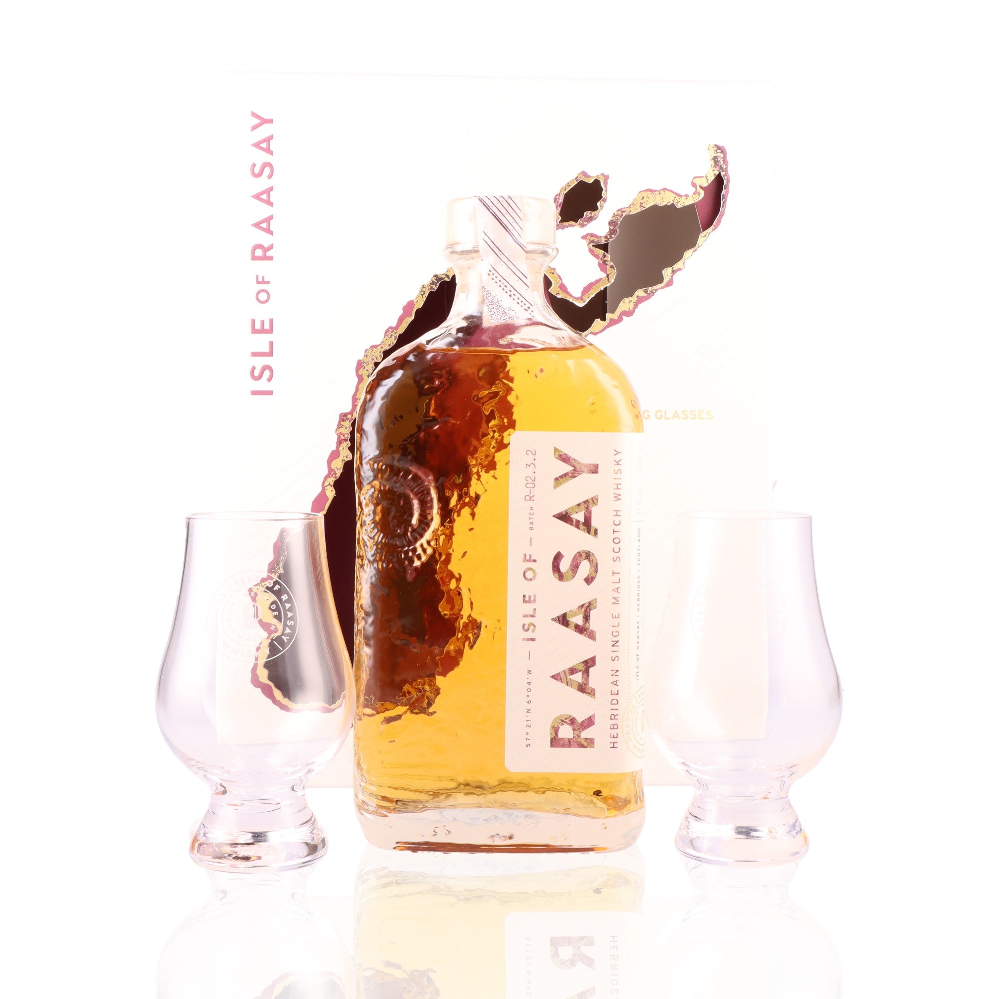 ISLE OF RAASAY - Coffret Signature + 2 Verres - 46,4% – Whisky Paris