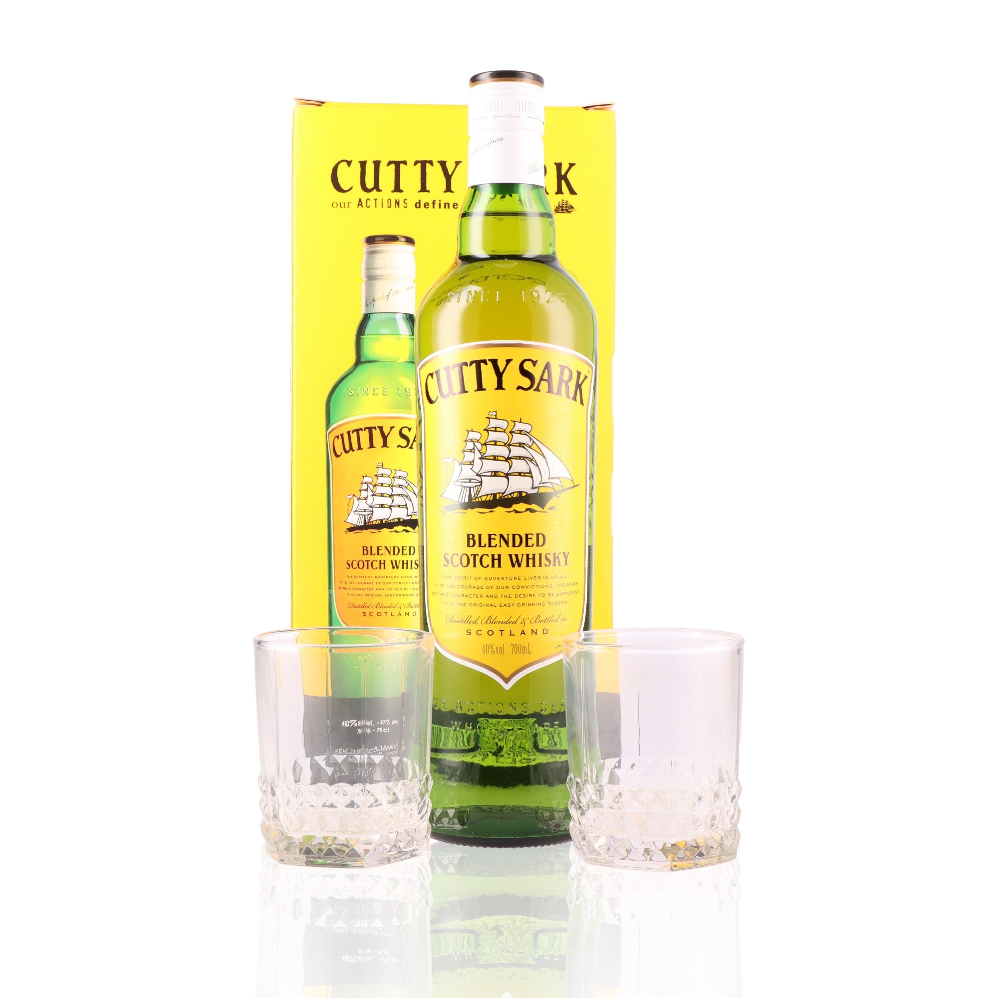 CUTTY SARK - Coffret 2 Verres - 40%